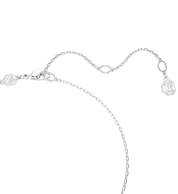 Constella Pendant Pavé Round Cut White Rhodium Plated