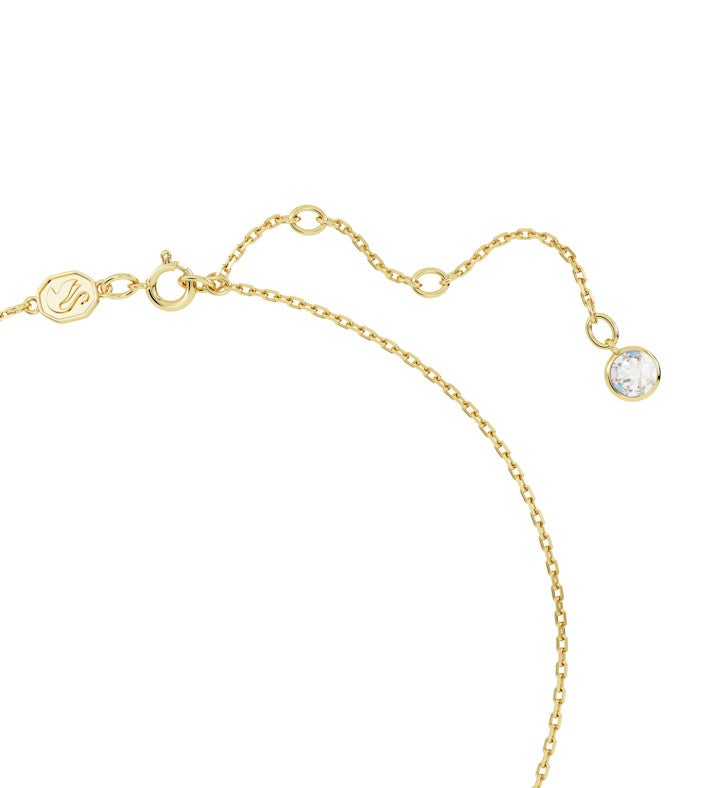 Chroma Pendant, Pear Cut, Green, 18k Gold Finish