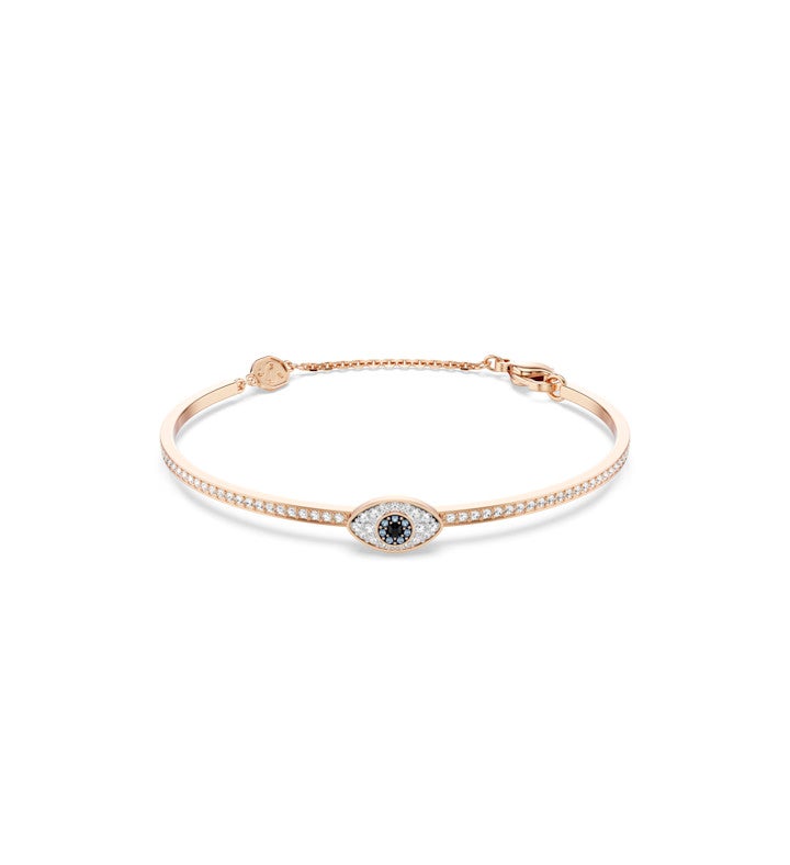 Symbolica Bangle, Eye, Multicolored, 18k Rose Gold Finish