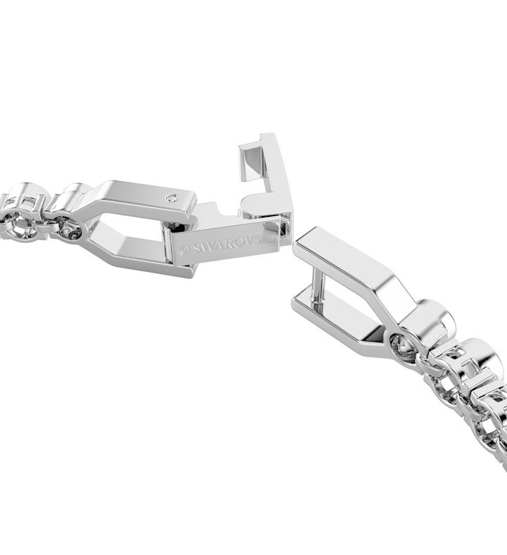 Imber Emily Tennis Bracelet, Round Cut, White, Rhodium Plated