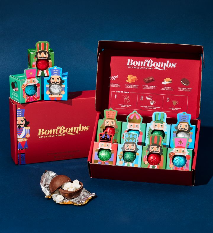 Bombombs Nutcracker Character Cocoa Bombs, Set Of 8