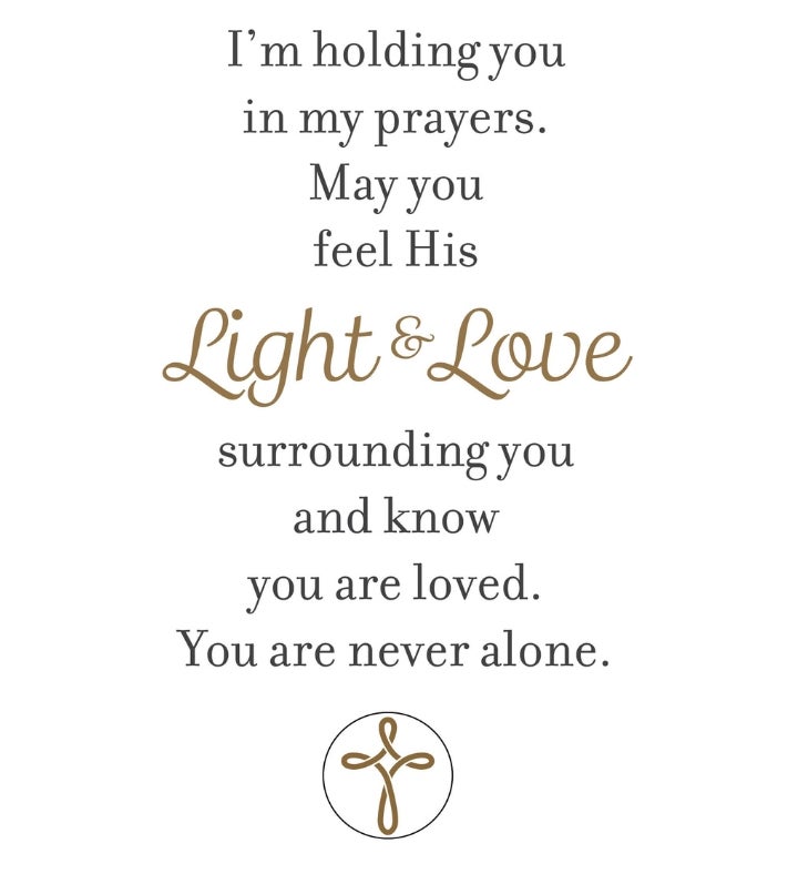 Thinking Of You Gift - Holding You In My Prayers Lantern