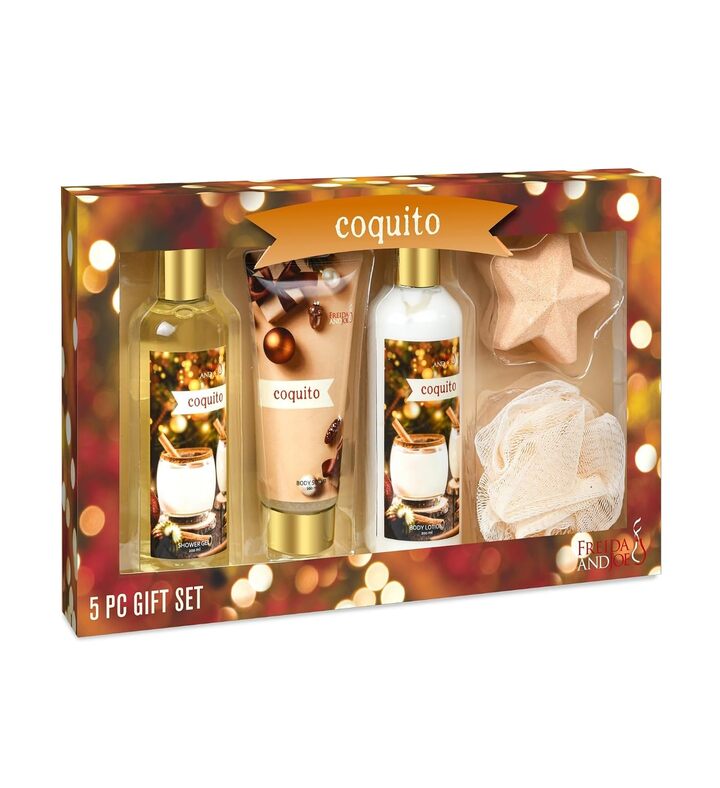 Freida & Joe Coquito Bath And Body Gift Set For Women, 5 Piece Set