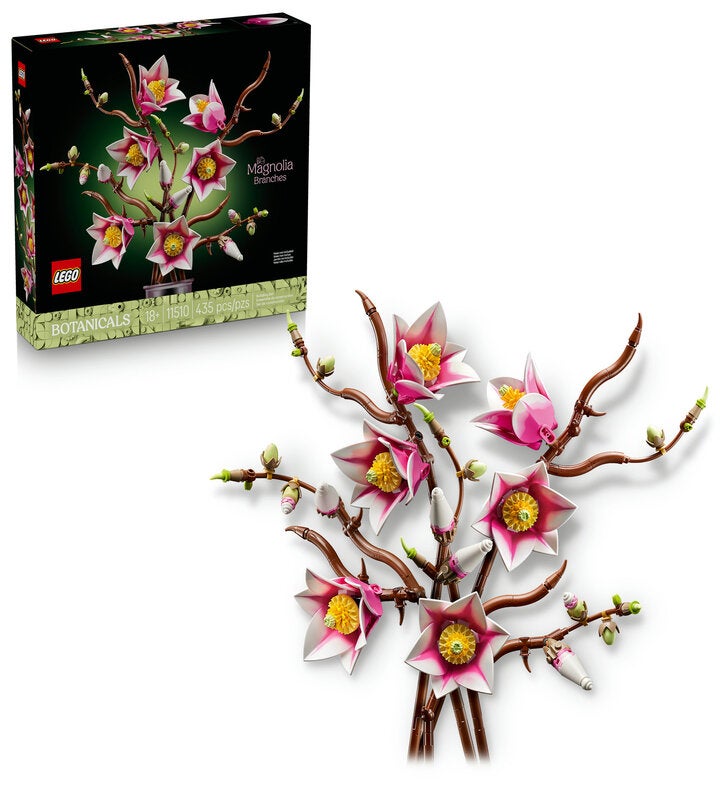 LegoÂ® Botanicals Magnolia Branches Flower Decor 11510