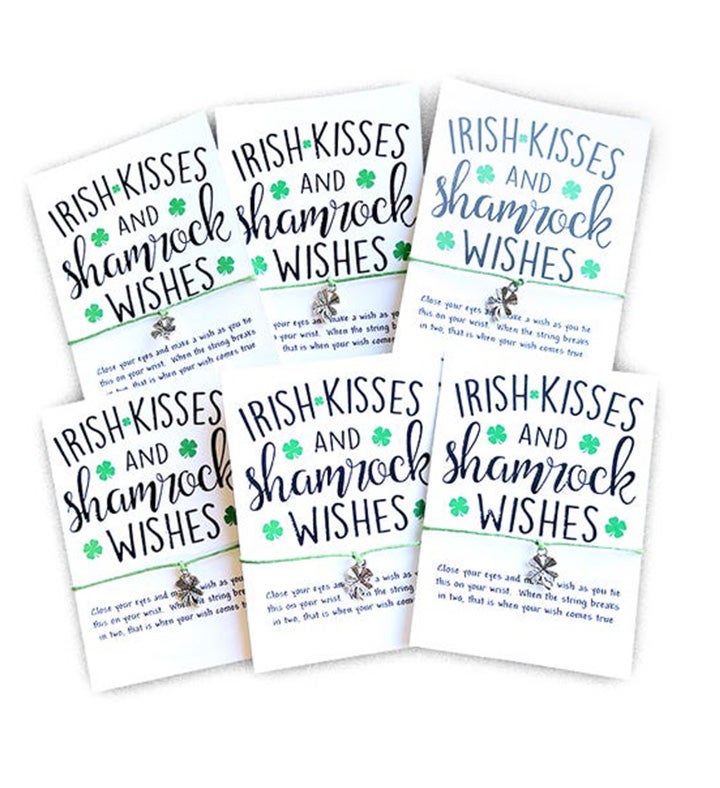 St Patricks Day Wish Bracelets Set Of 6