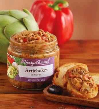 Merlot Laced Artichokes