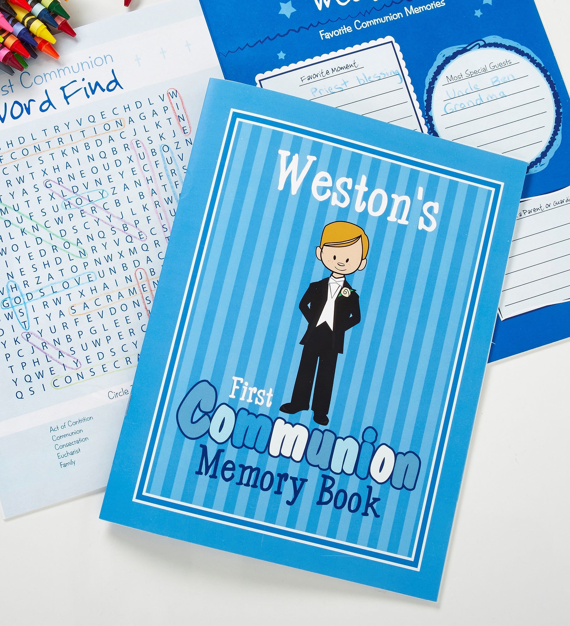 I'm The Communion Boy Personalized Memory Book 