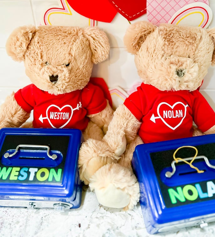 My Valentine Personalized Teddy Bear
