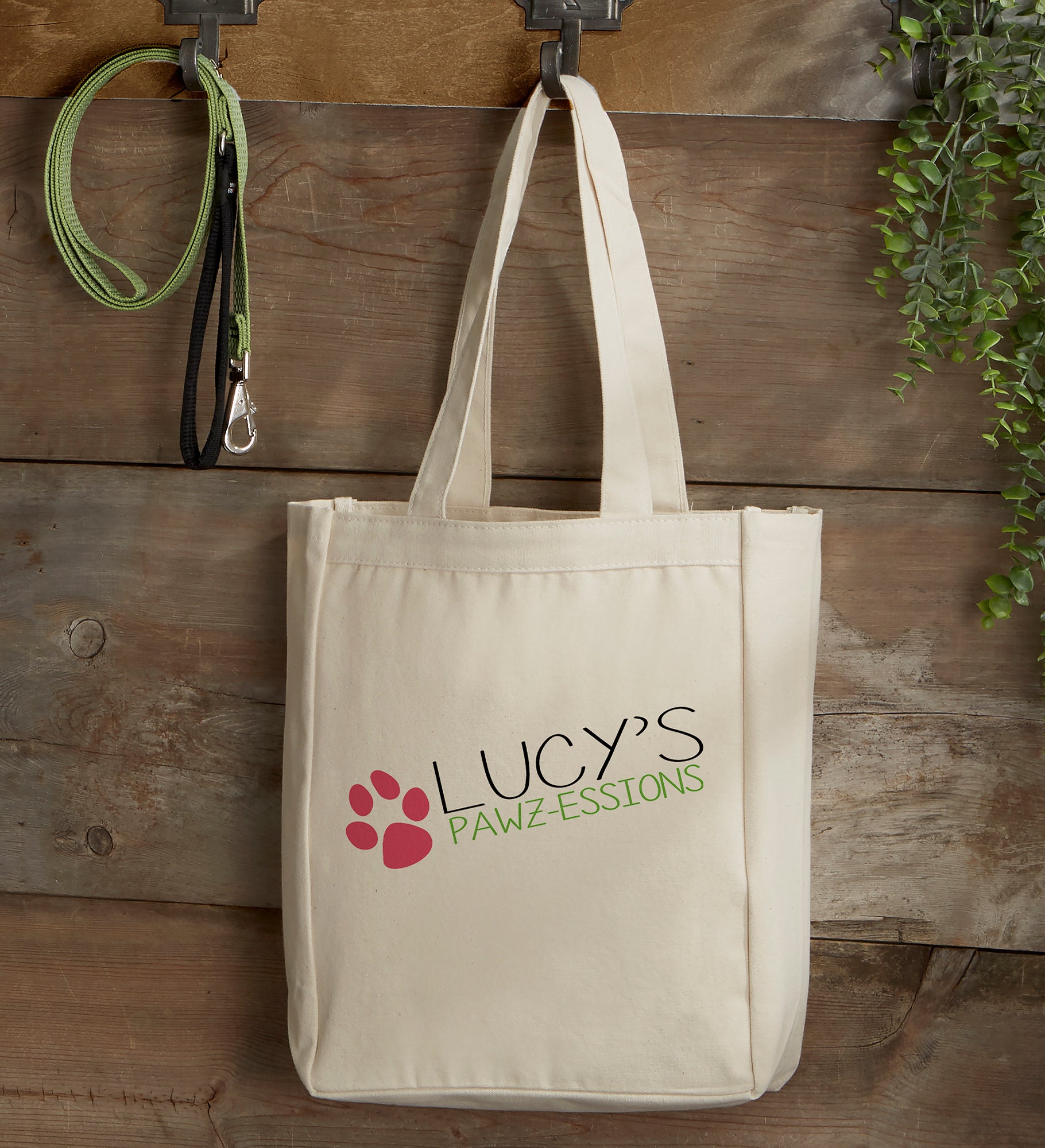 My Pawz-essions Personalized Dog Canvas Tote Bags 