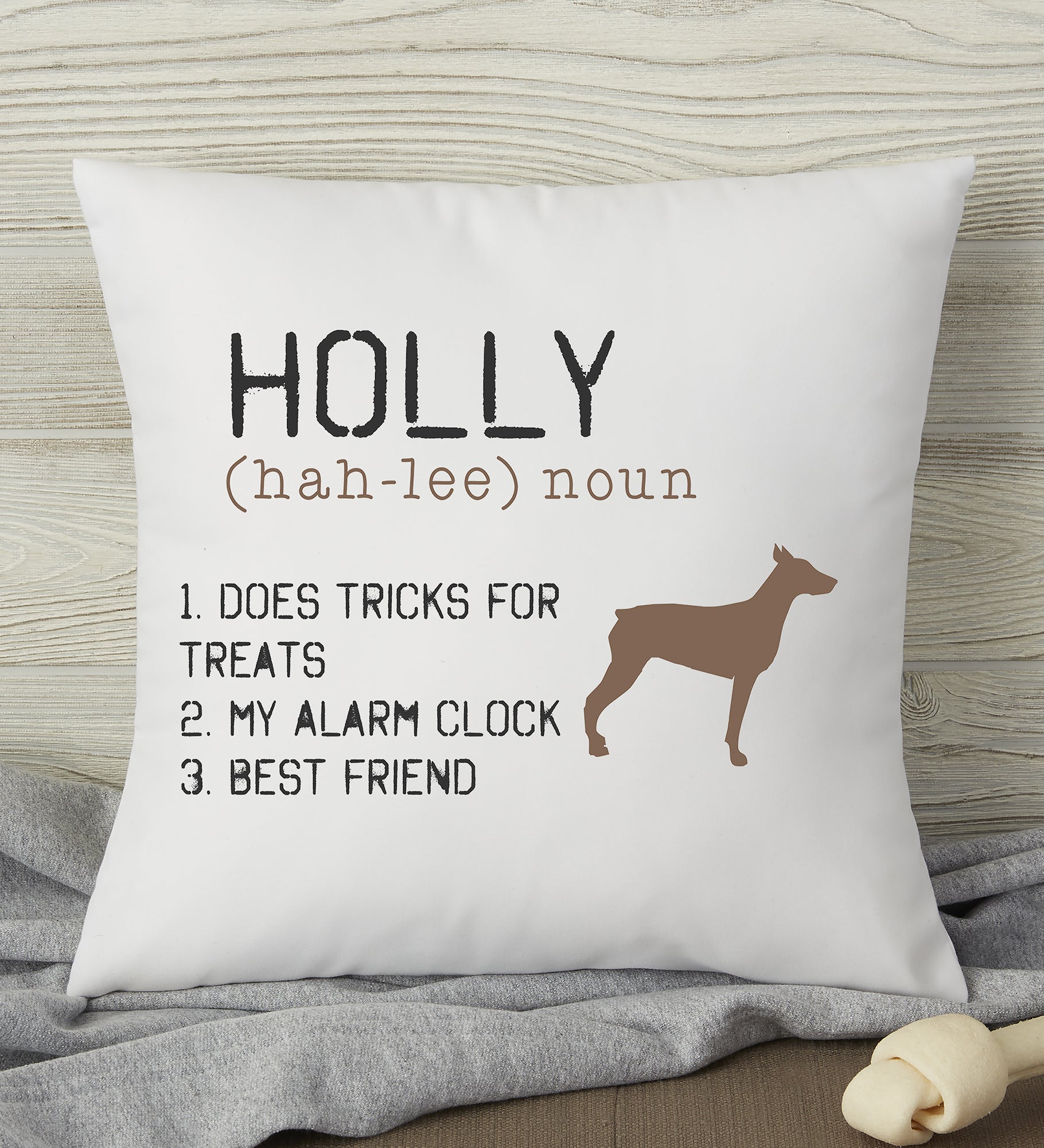 Definition of My Dog Personalized Pillow
