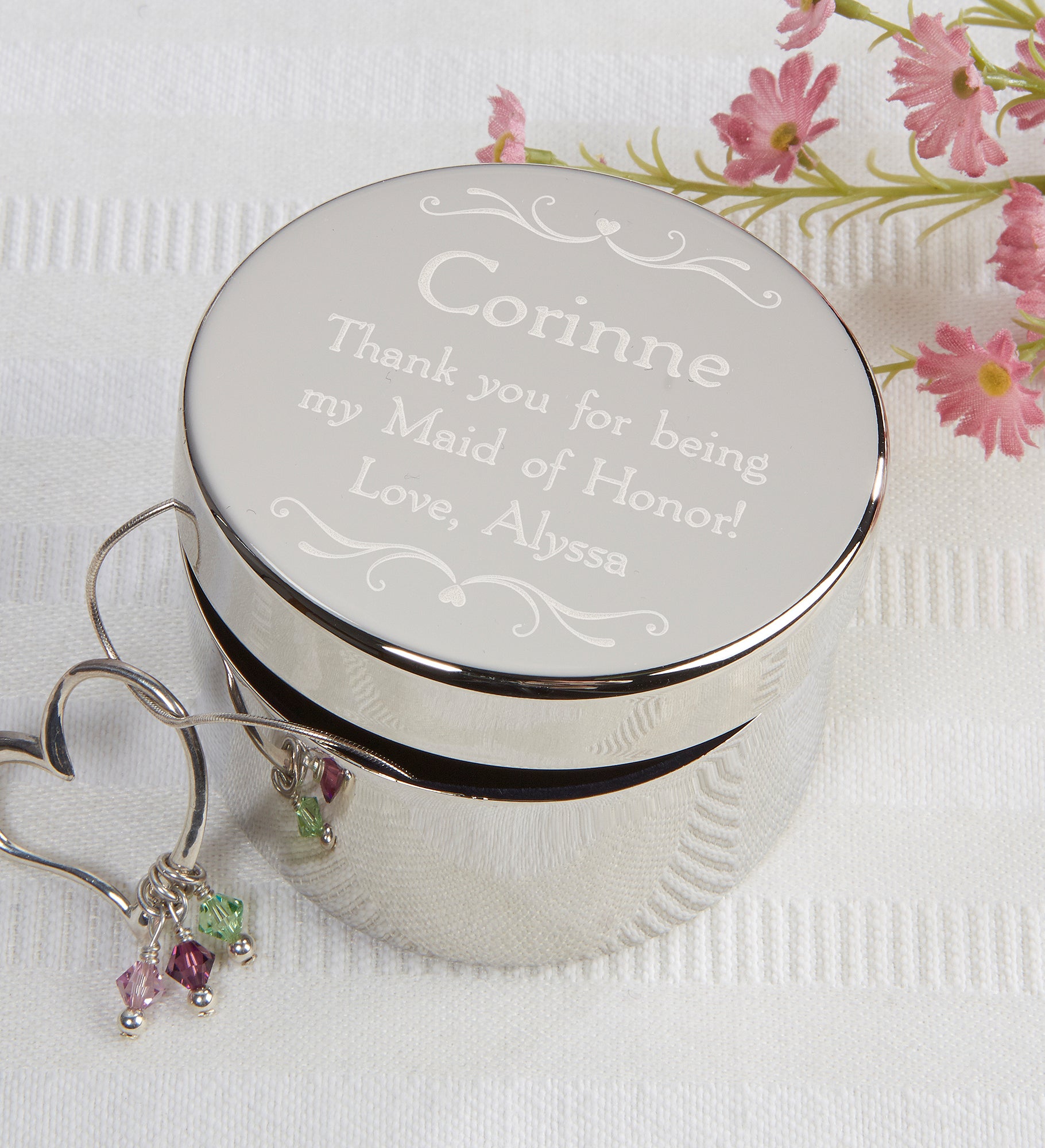 Bridesmaid Engraved Keepsake Box
