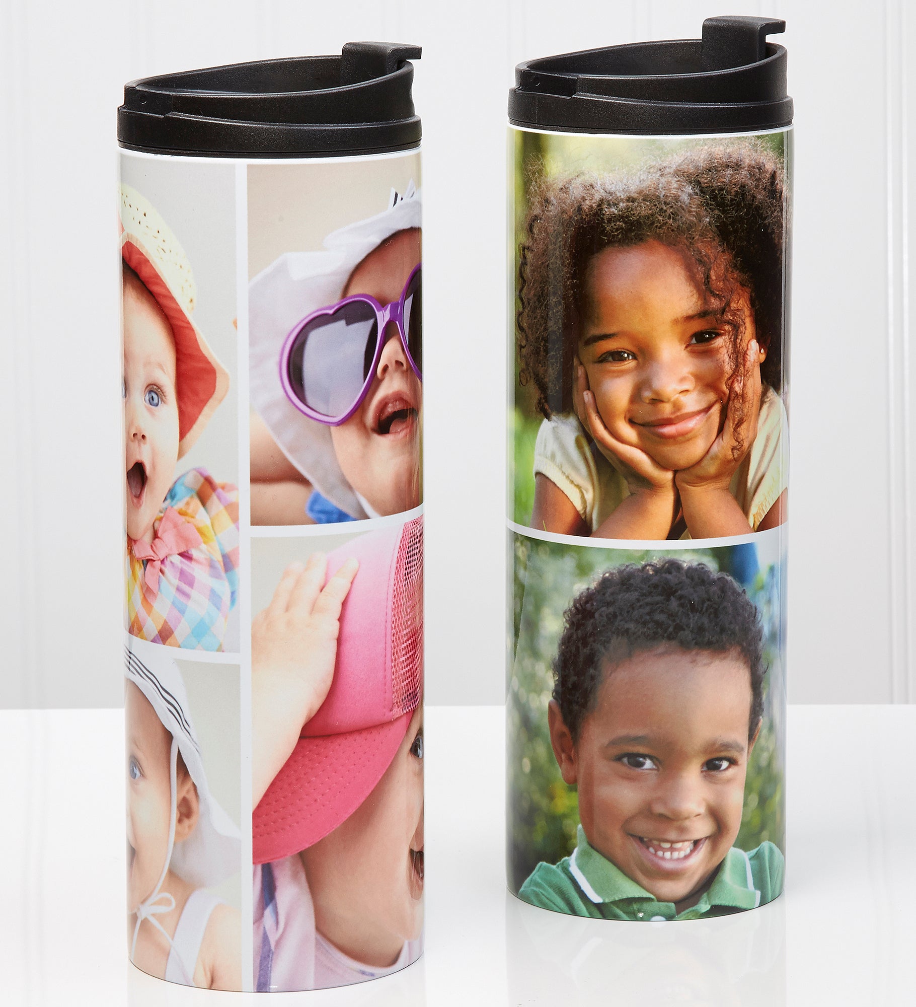 Photo Collage Personalized 16oz. Travel Tumbler