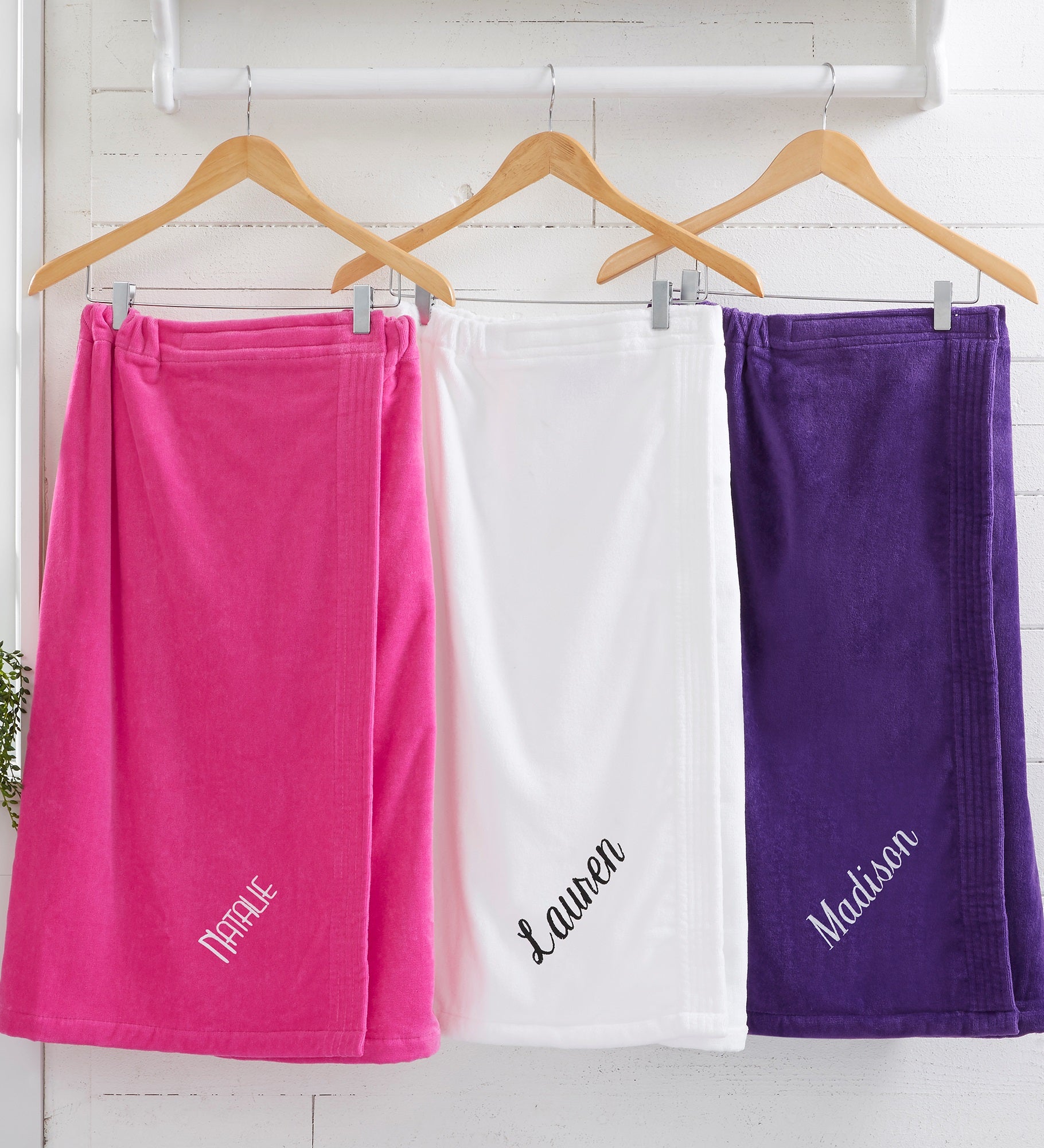 Spa Comfort Ladies Embroidered Towel Wrap