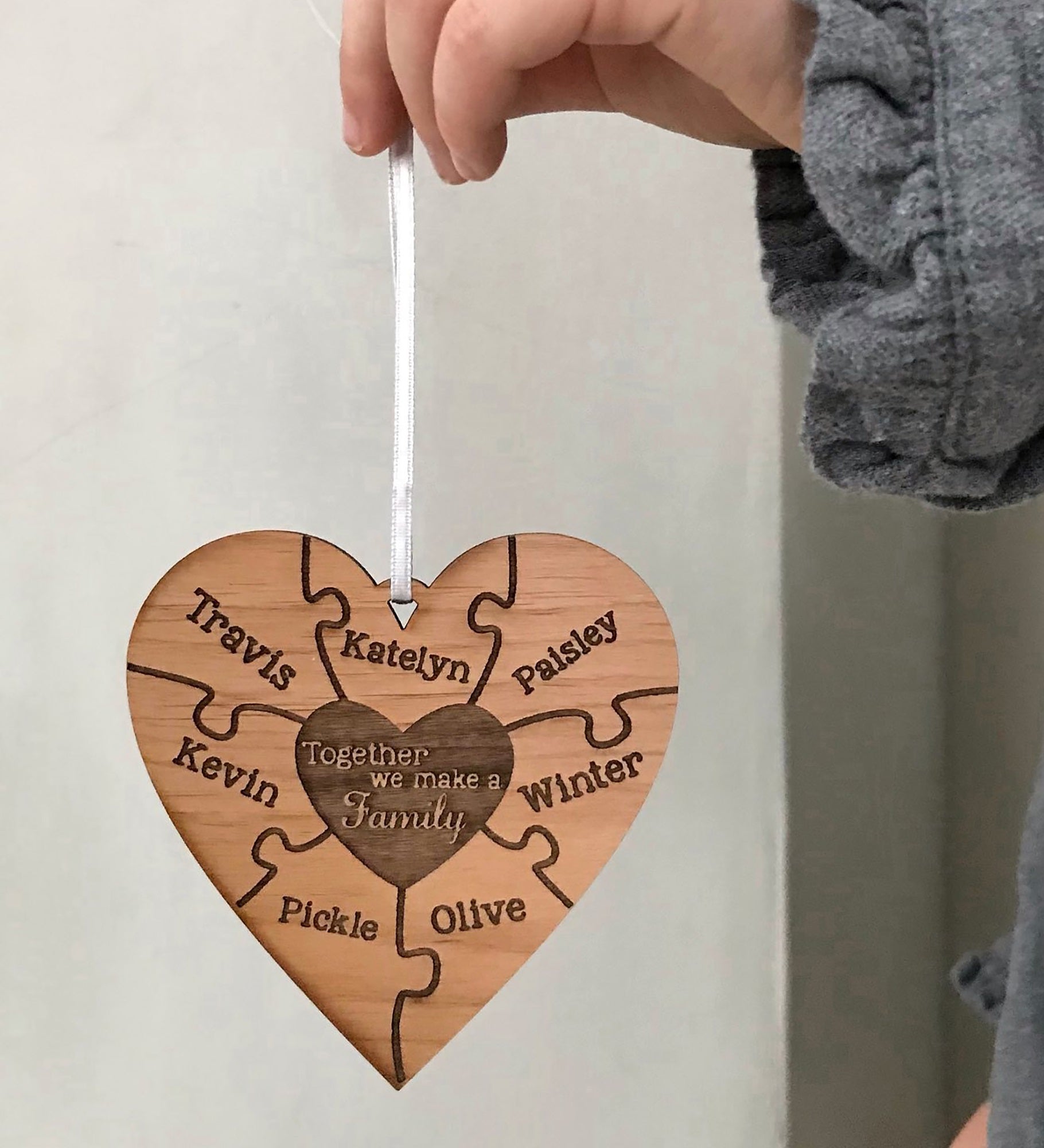 Together We Make A Family Personalized Ornament