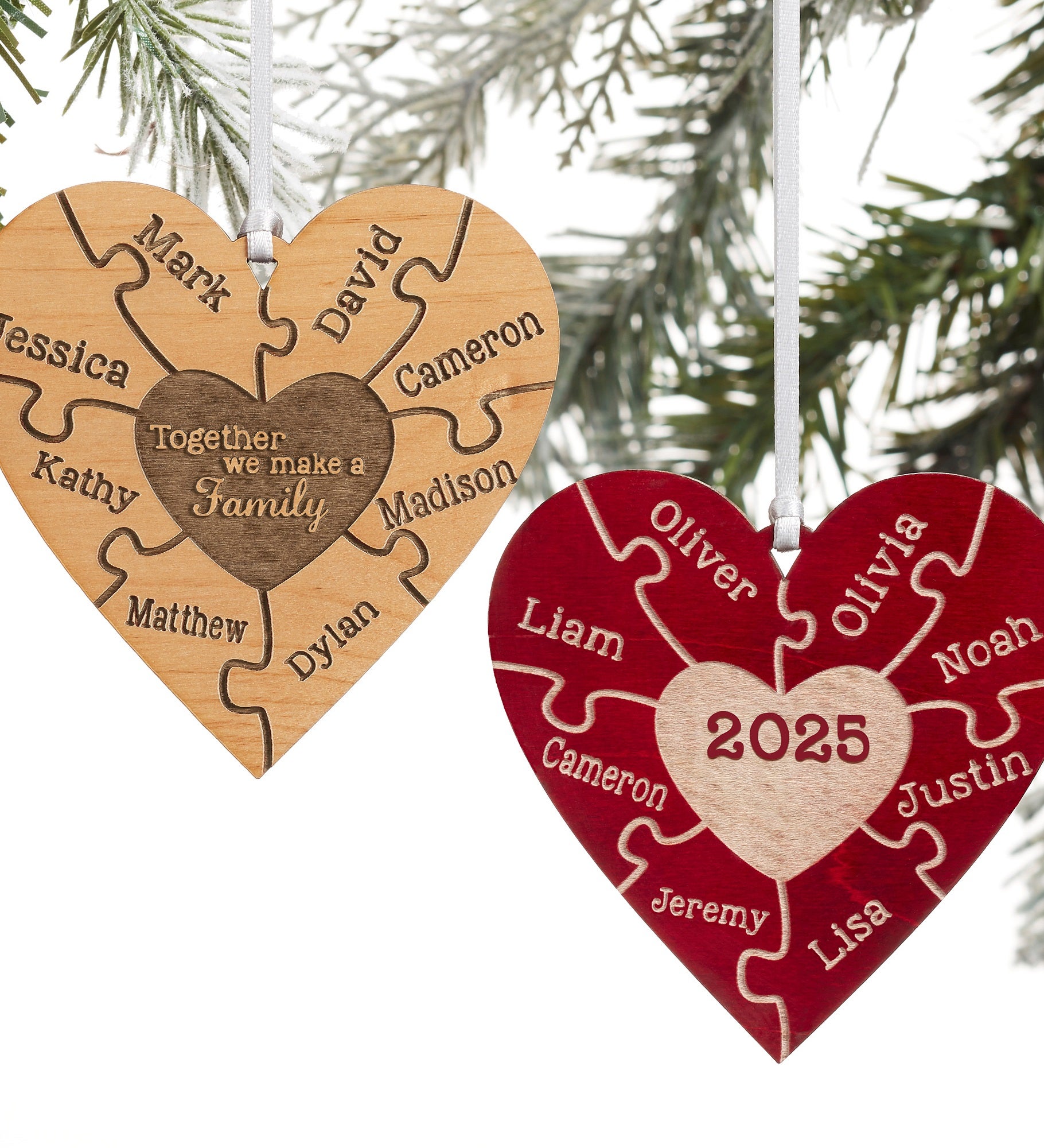 Together We Make A Family Personalized Ornament