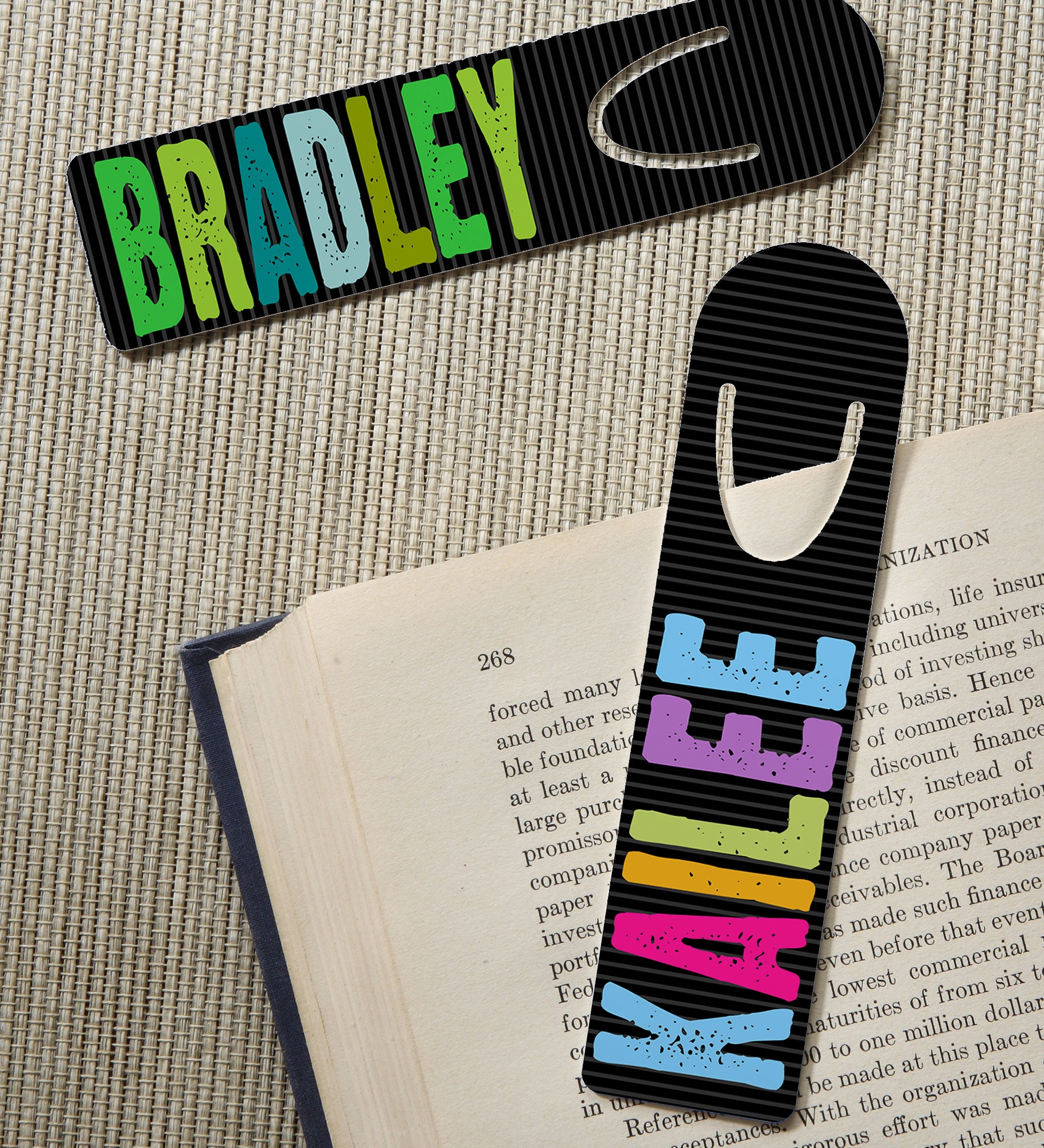 All Mine! Personalized Bookmark Set