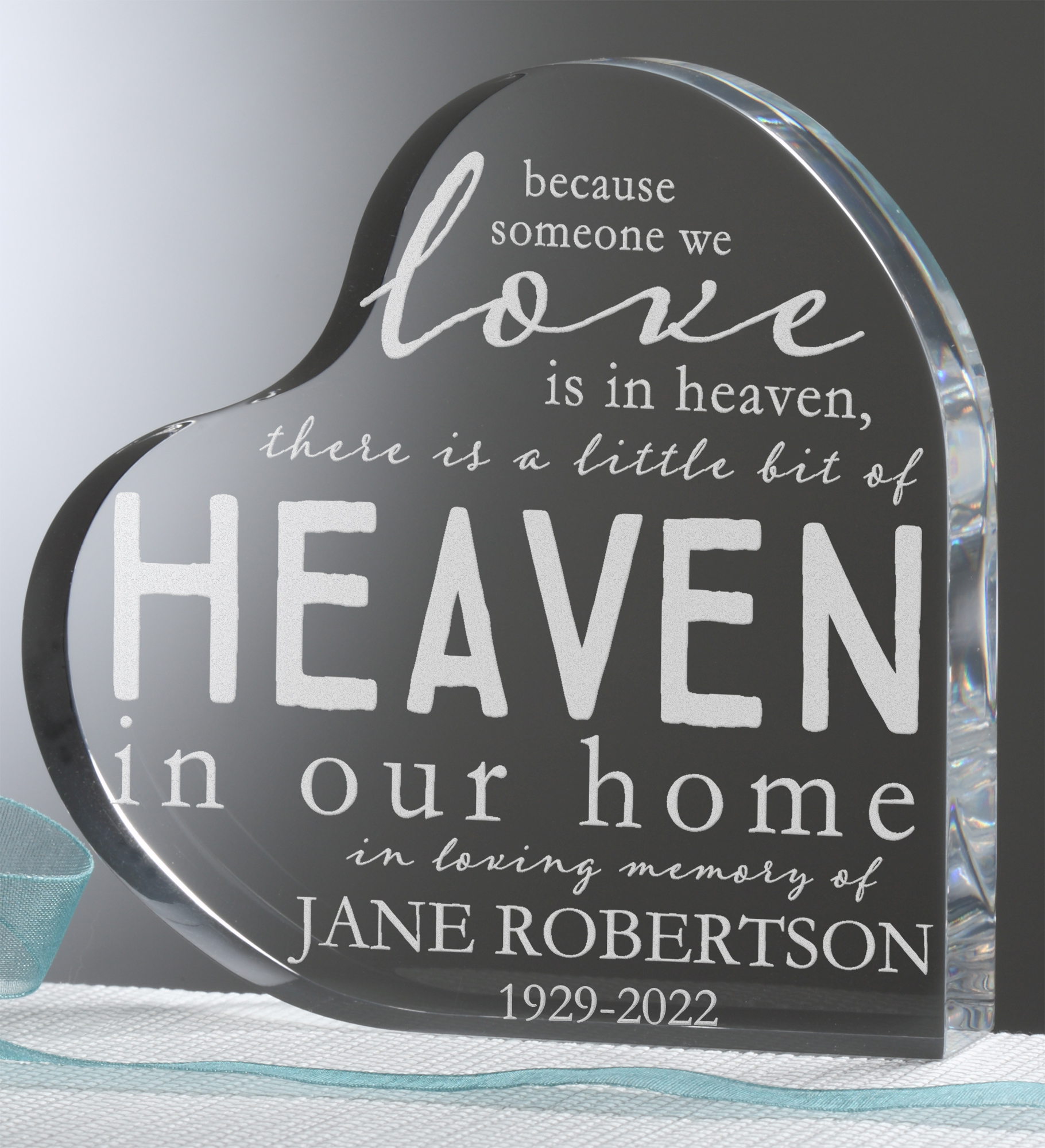 Heaven In Our Home Personalized Memorial Keepsake