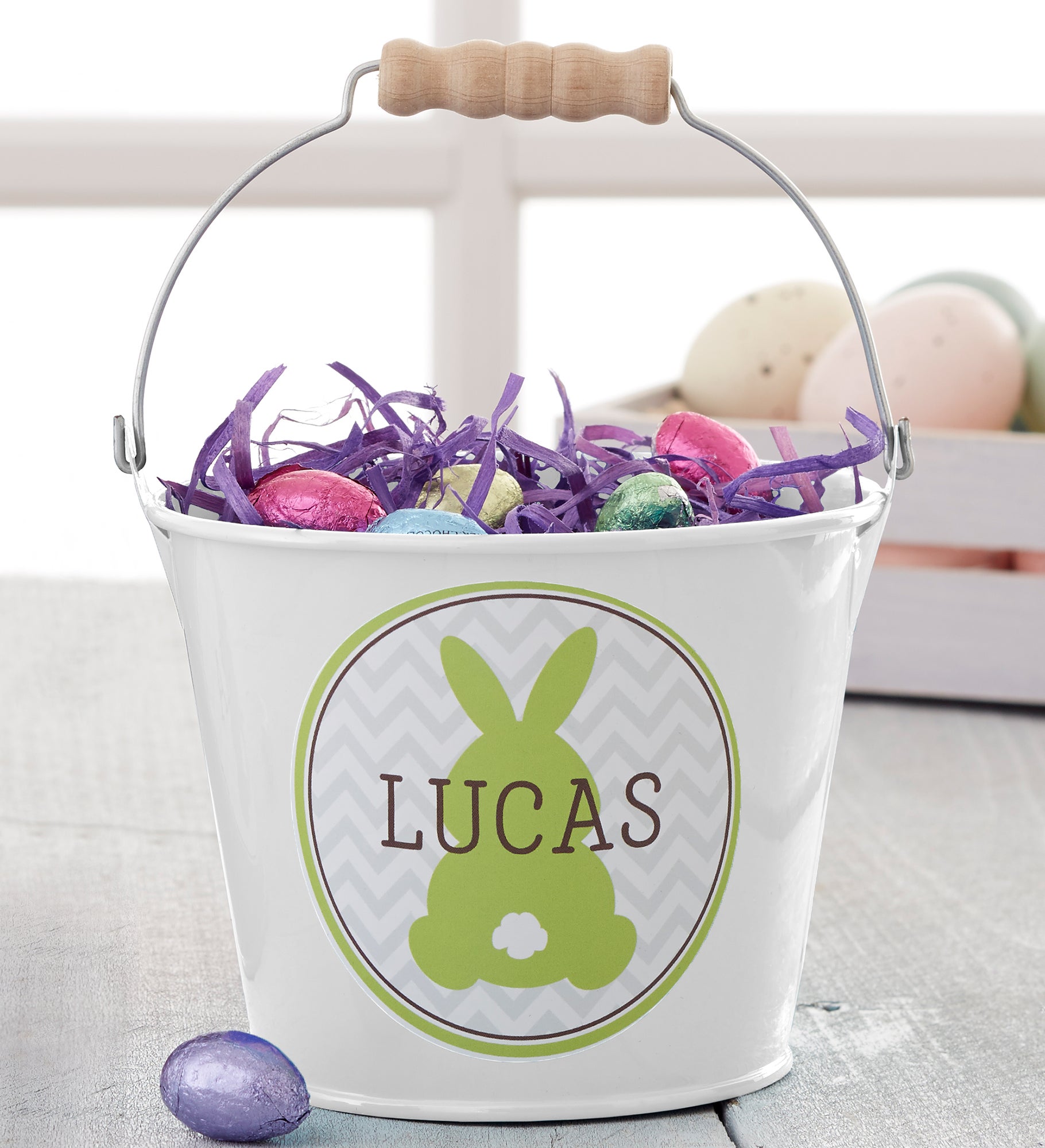 Happy Easter Eggs Personalized 17 oz. Acrylic Insulated Tumbler
