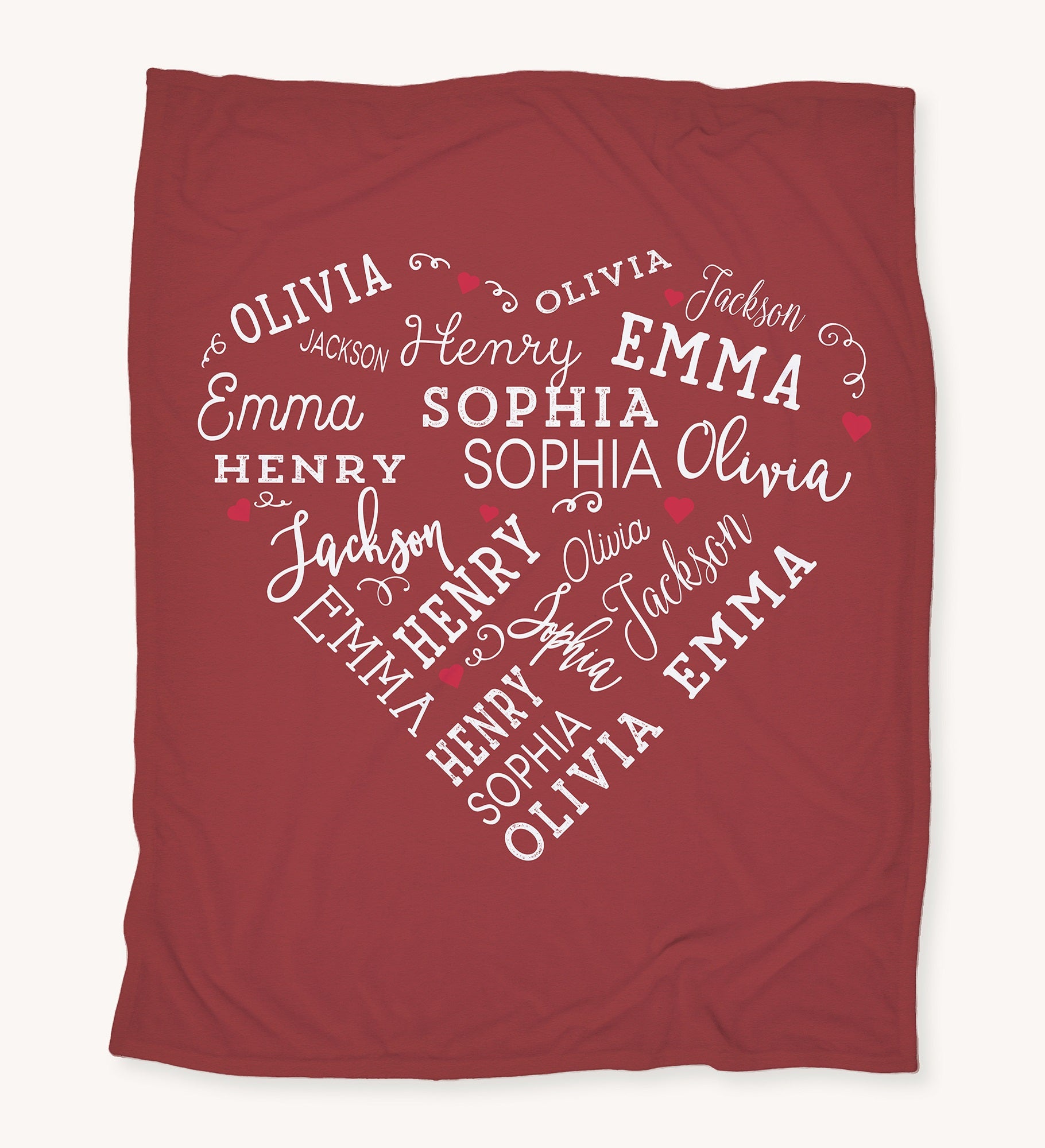 Close To Her Heart Personalized Blanket