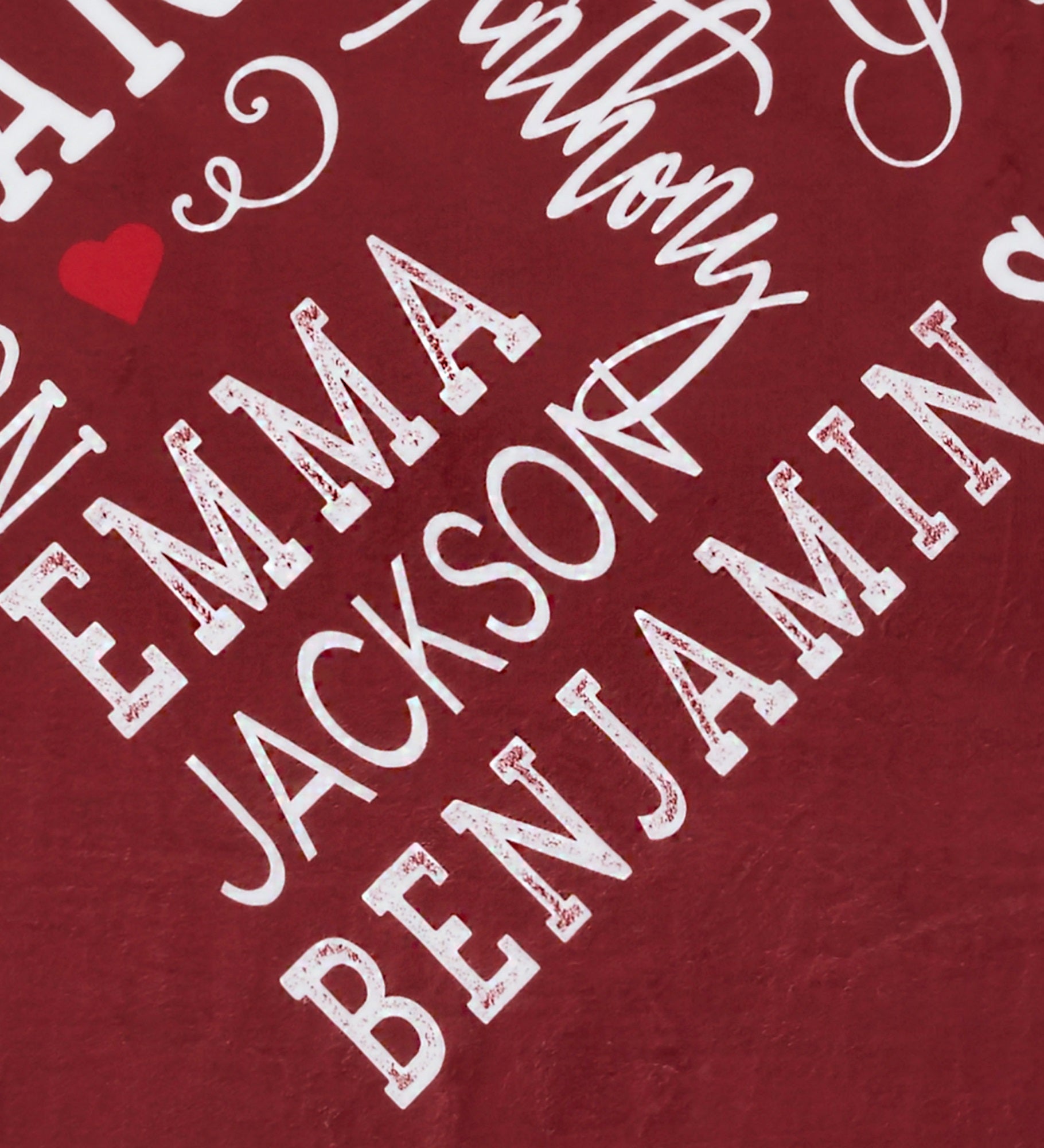 Close To Her Heart Personalized Blanket