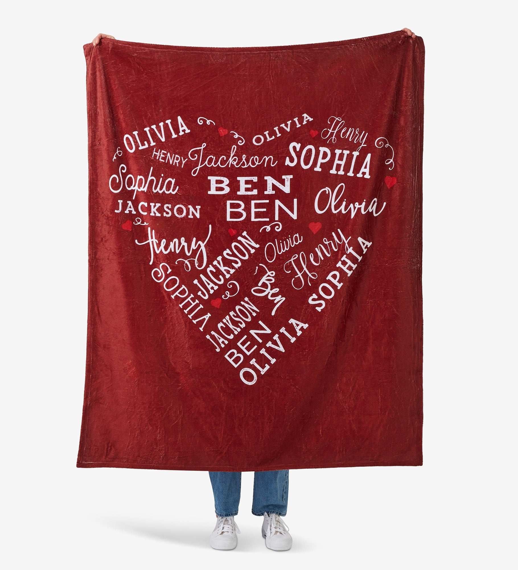 Close To Her Heart Personalized Blanket