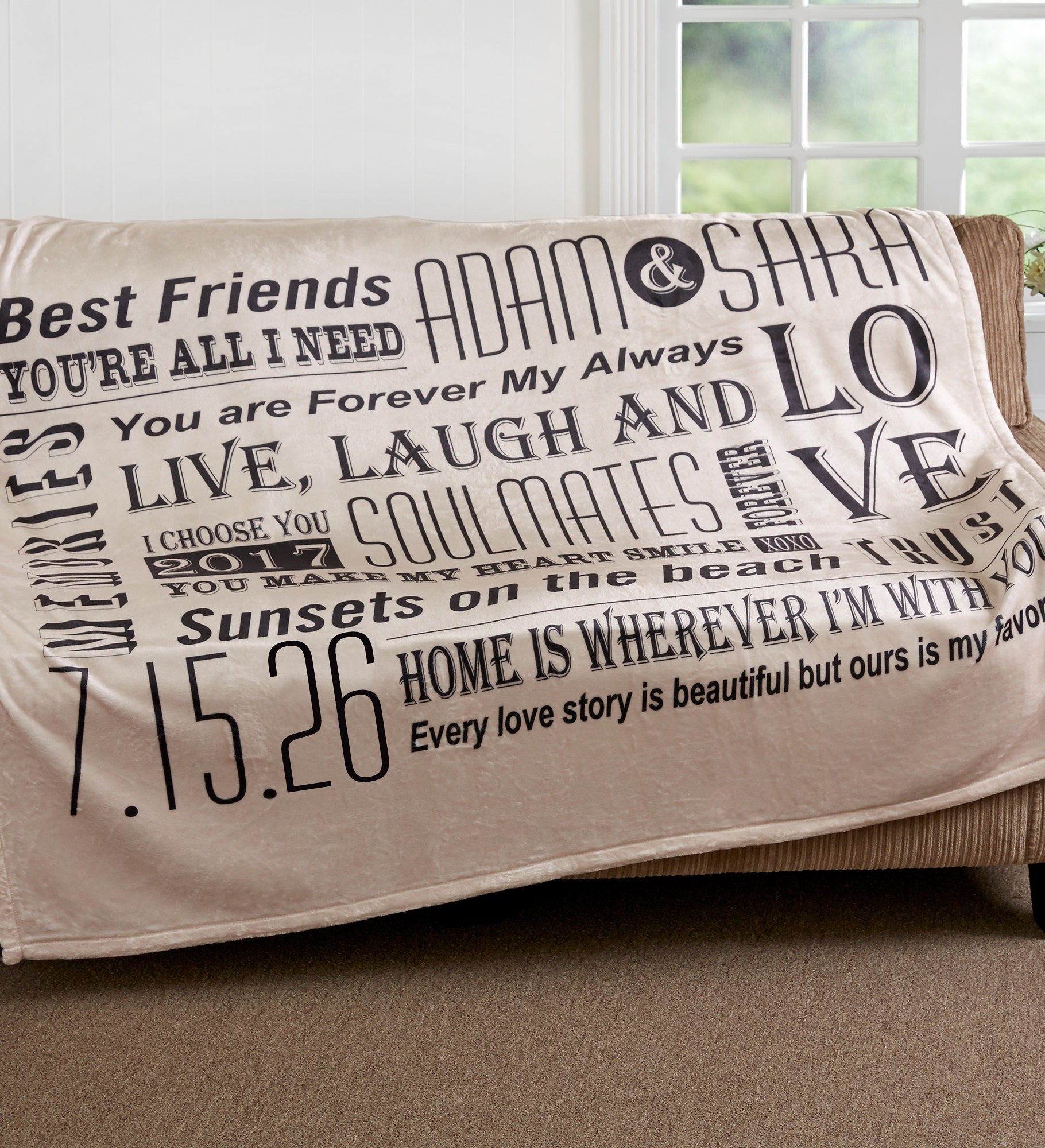 Our Life Together Personalized Blanket