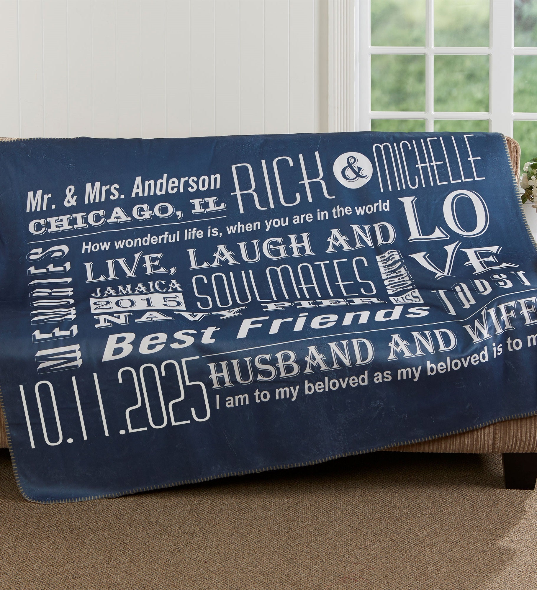 Our Life Together Personalized Blanket