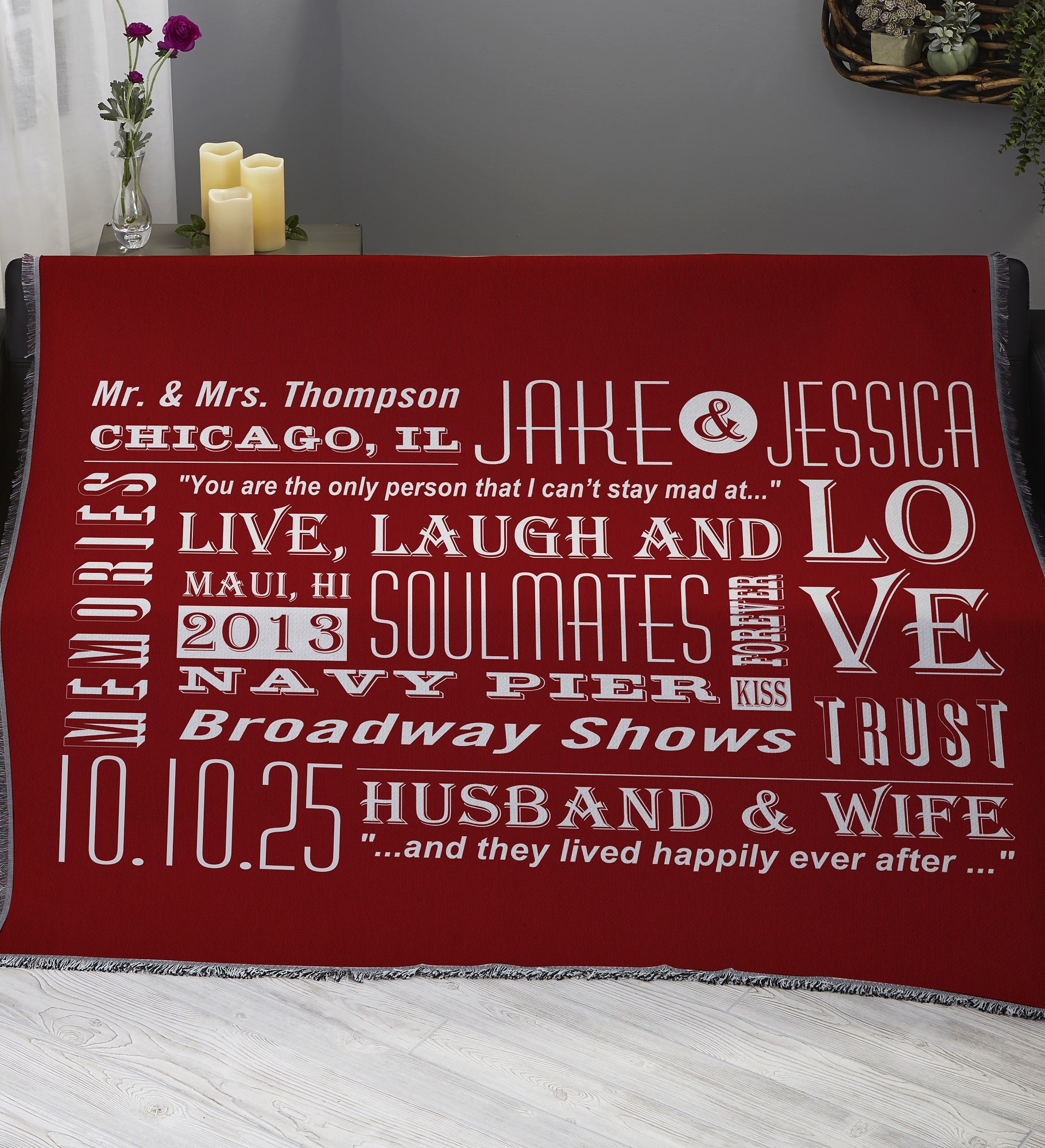 Our Life Together Personalized Blanket
