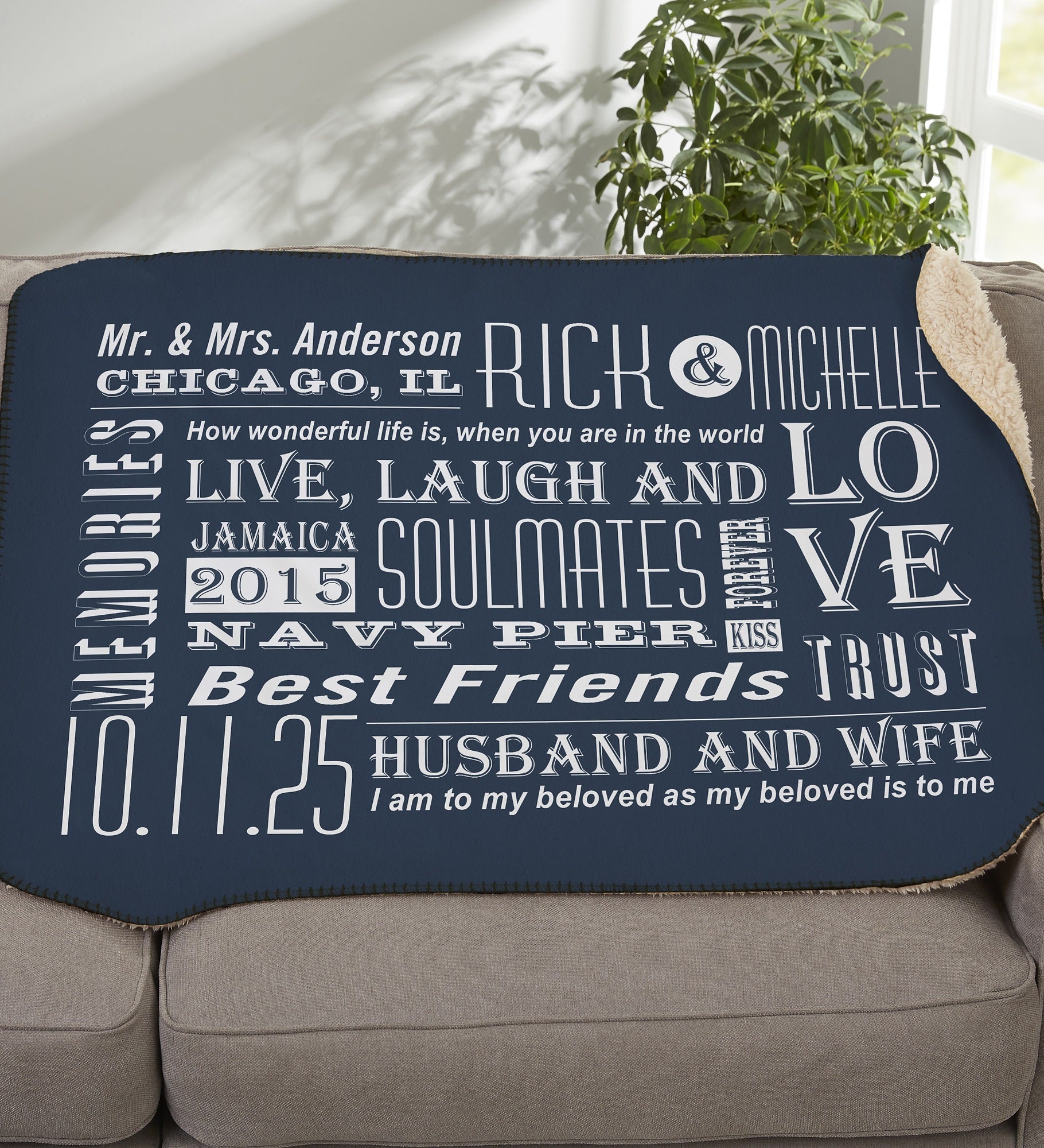 Our Life Together Personalized Blanket