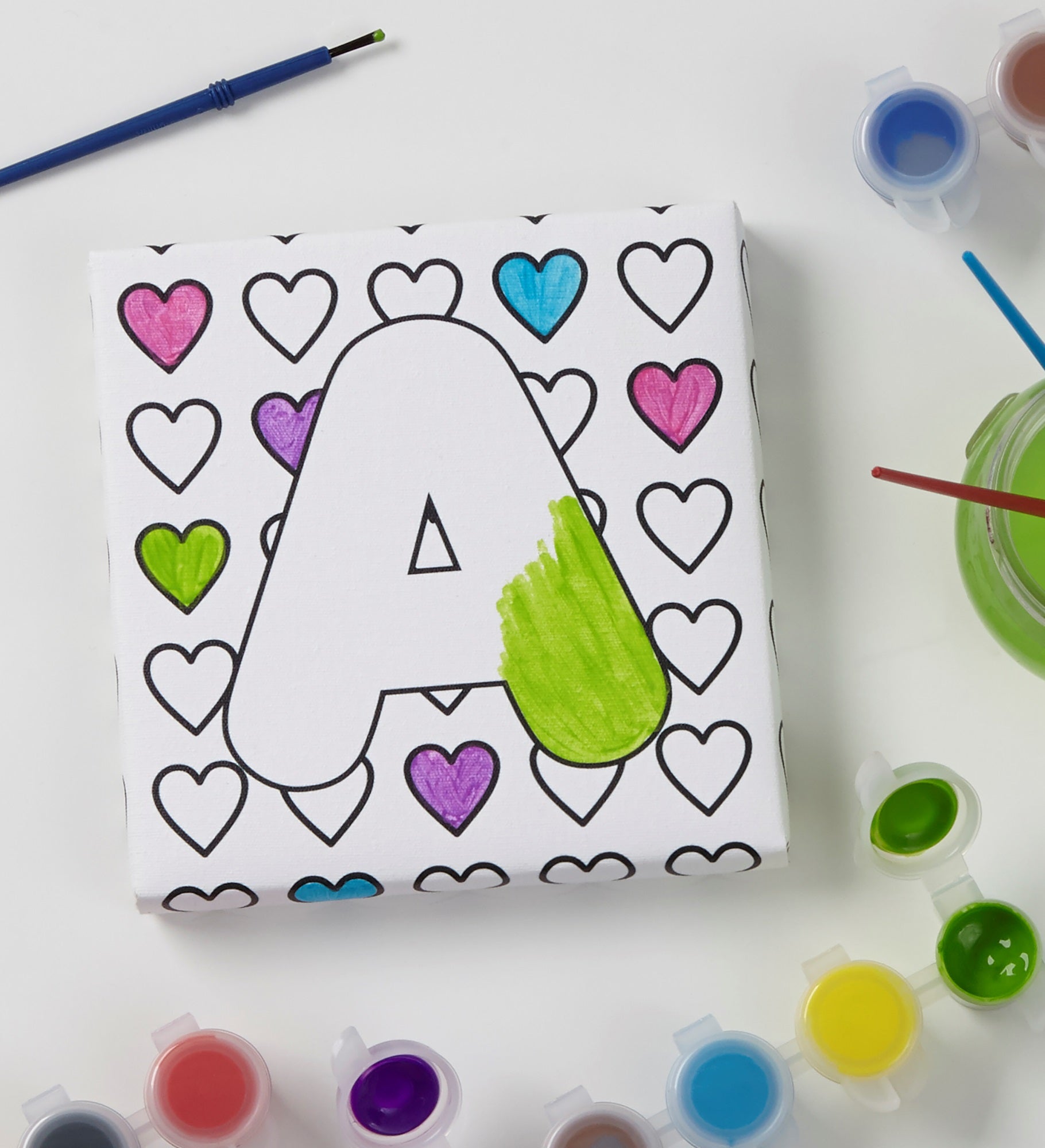 Paint It! Personalized Coloring Canvas Prints