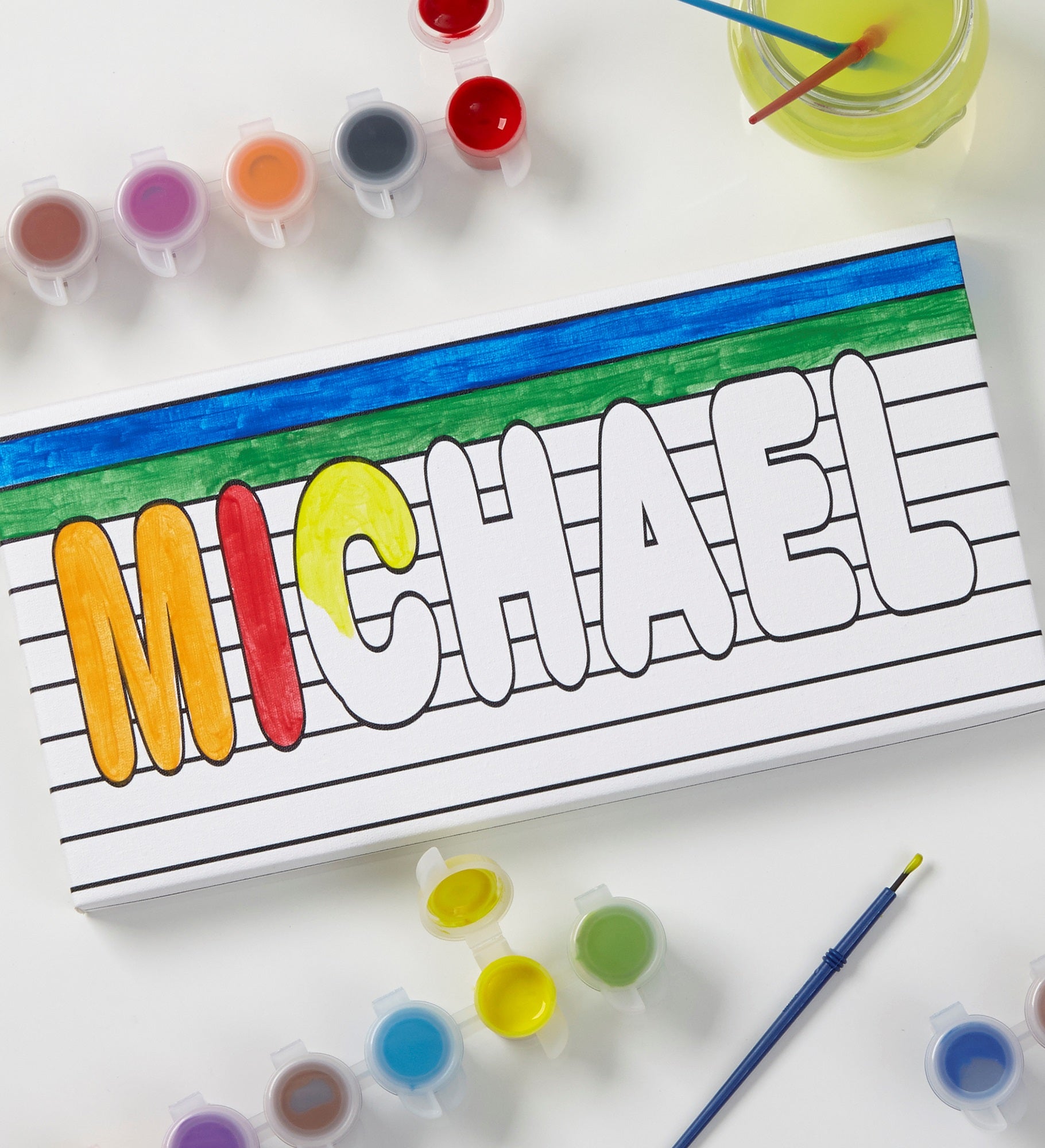 Paint It! Personalized Coloring Canvas Prints