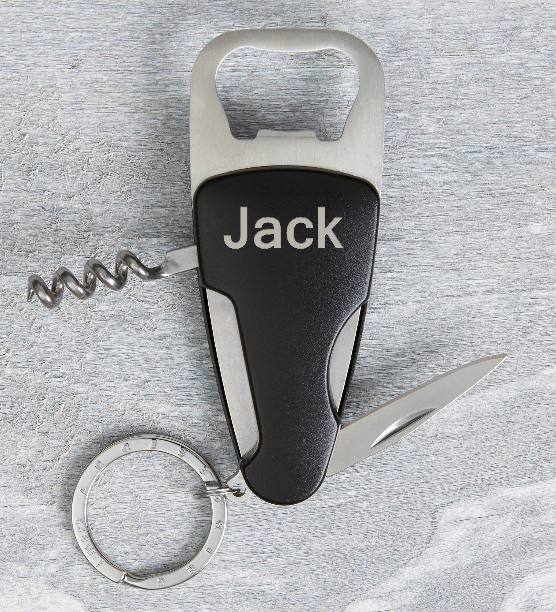 Multi-Tool Personalized Bottle Opener Key Chain