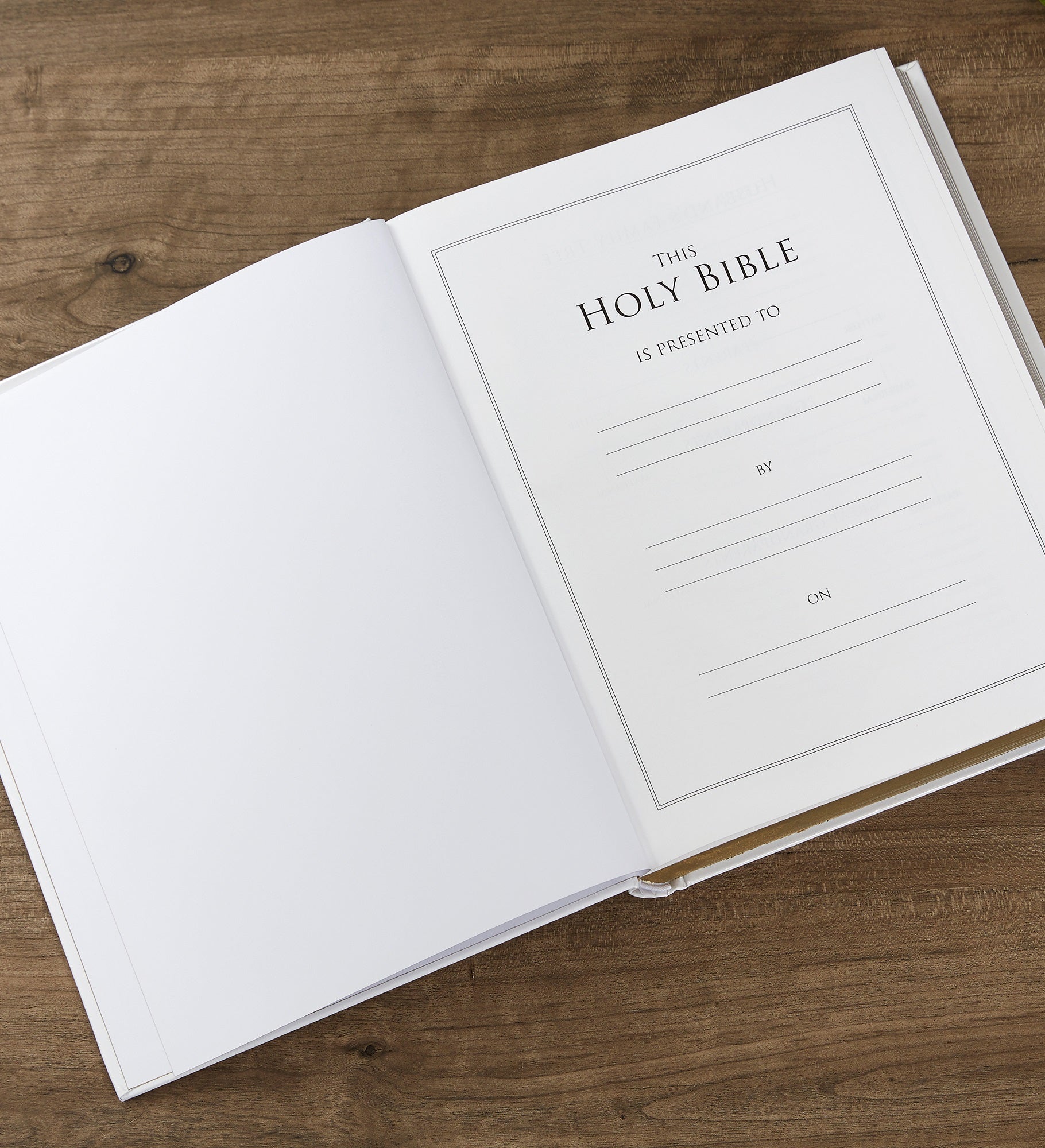 NIV Personalized Family Holy Bible