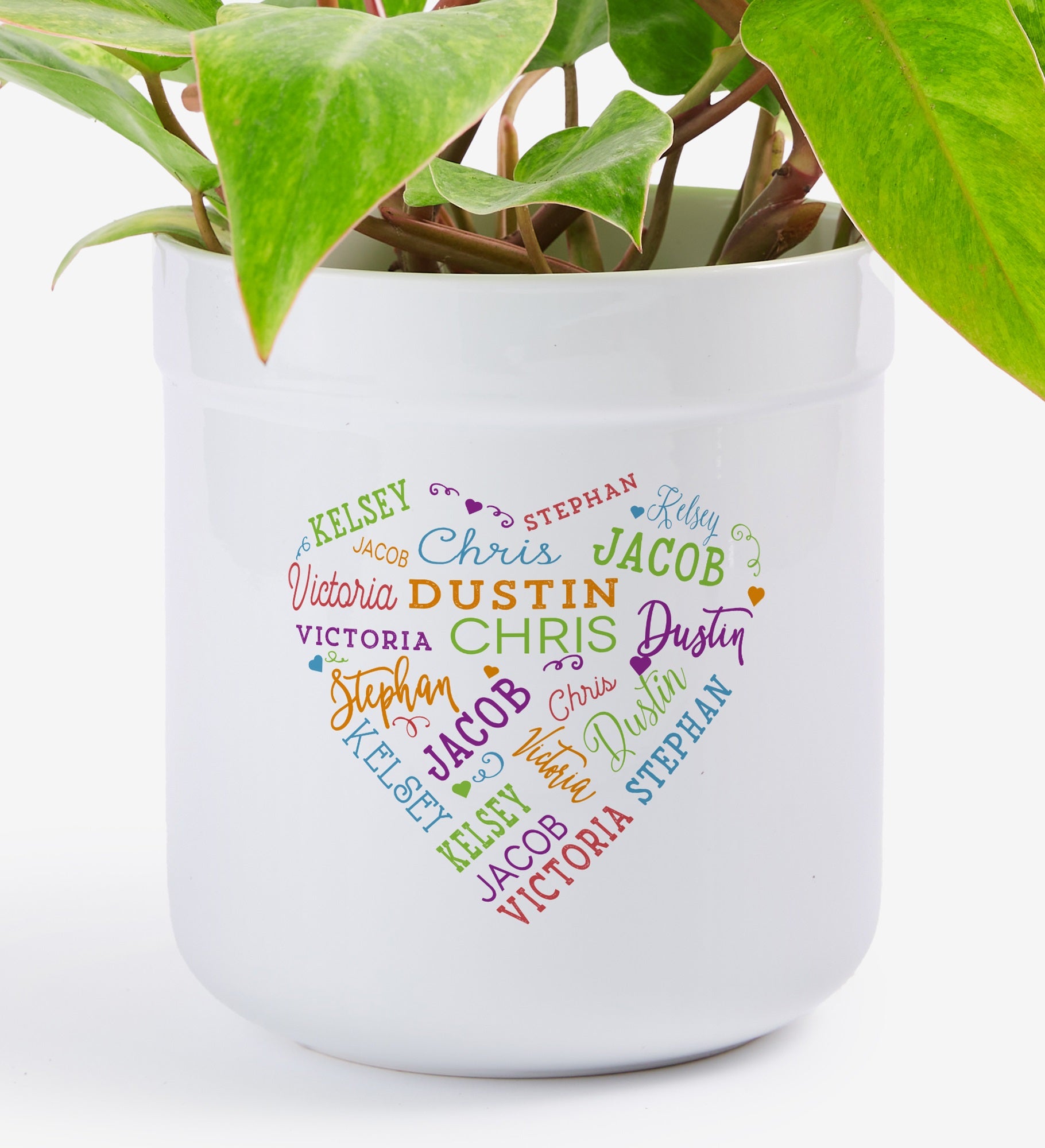 Close to Her Heart Personalized Outdoor Flower Pot