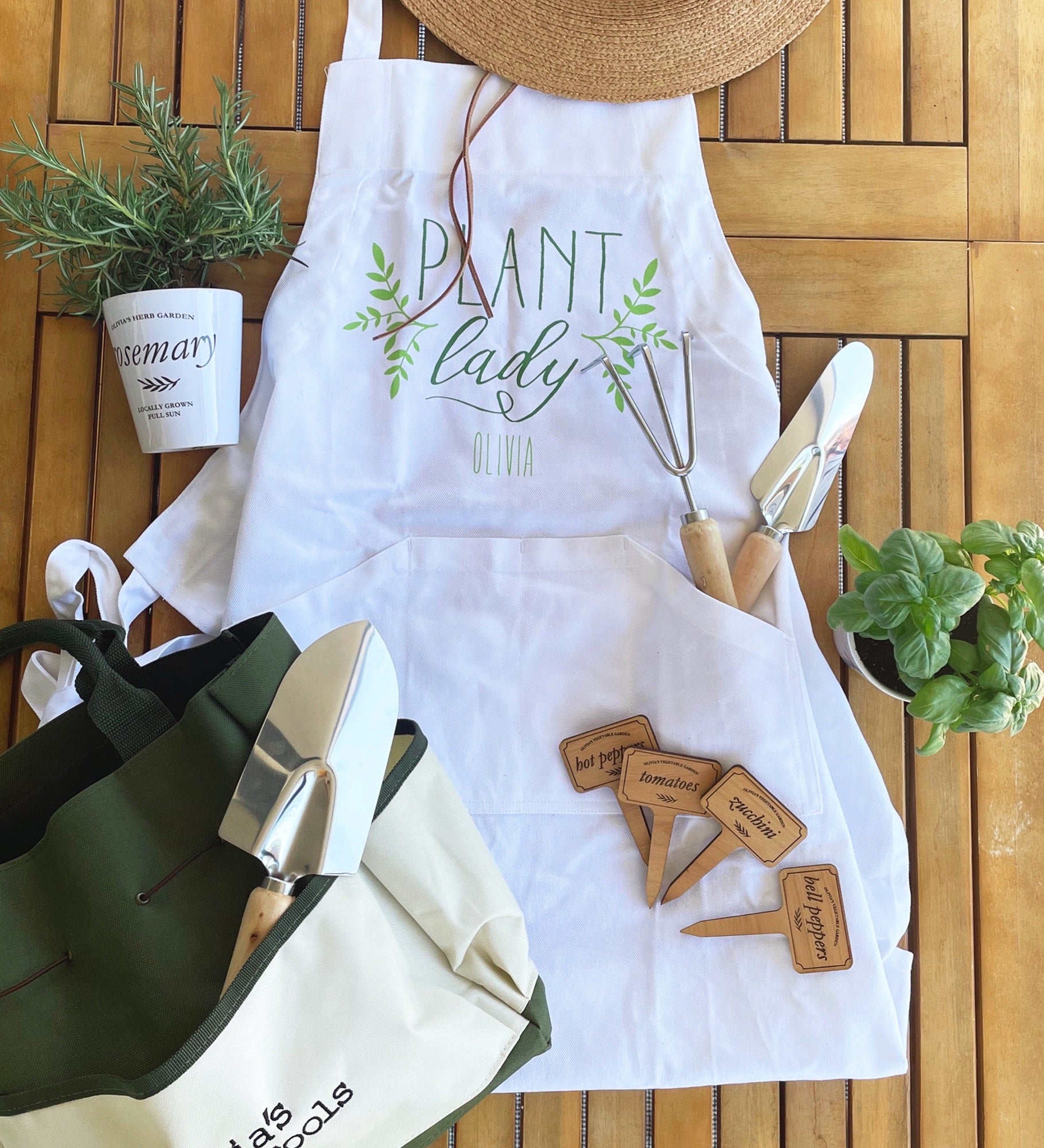 My Garden Personalized Garden Tote and Tools