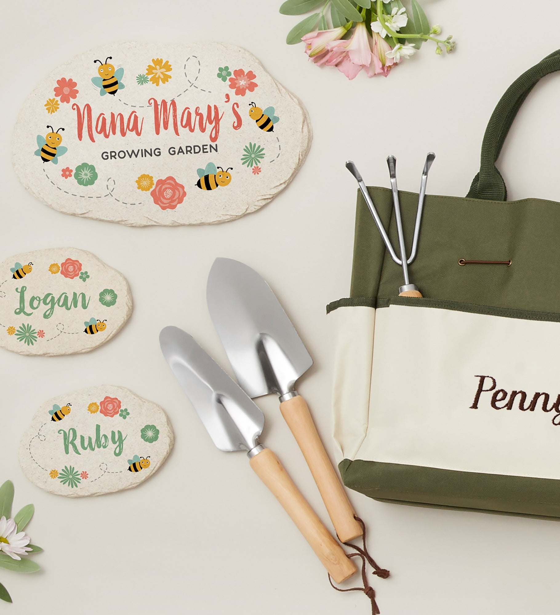 My Garden Personalized Garden Tote and Tools