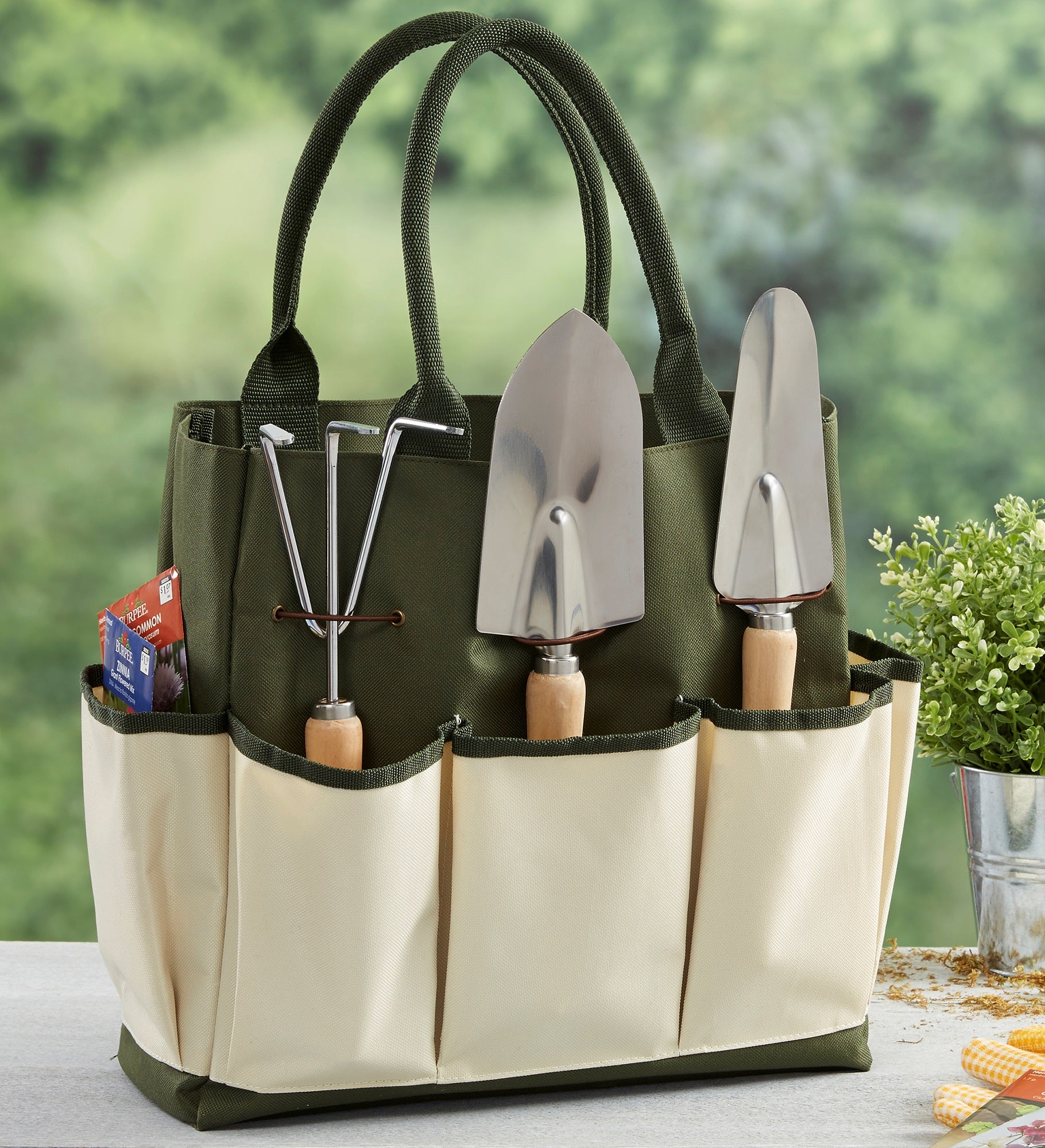 My Garden Personalized Garden Tote and Tools