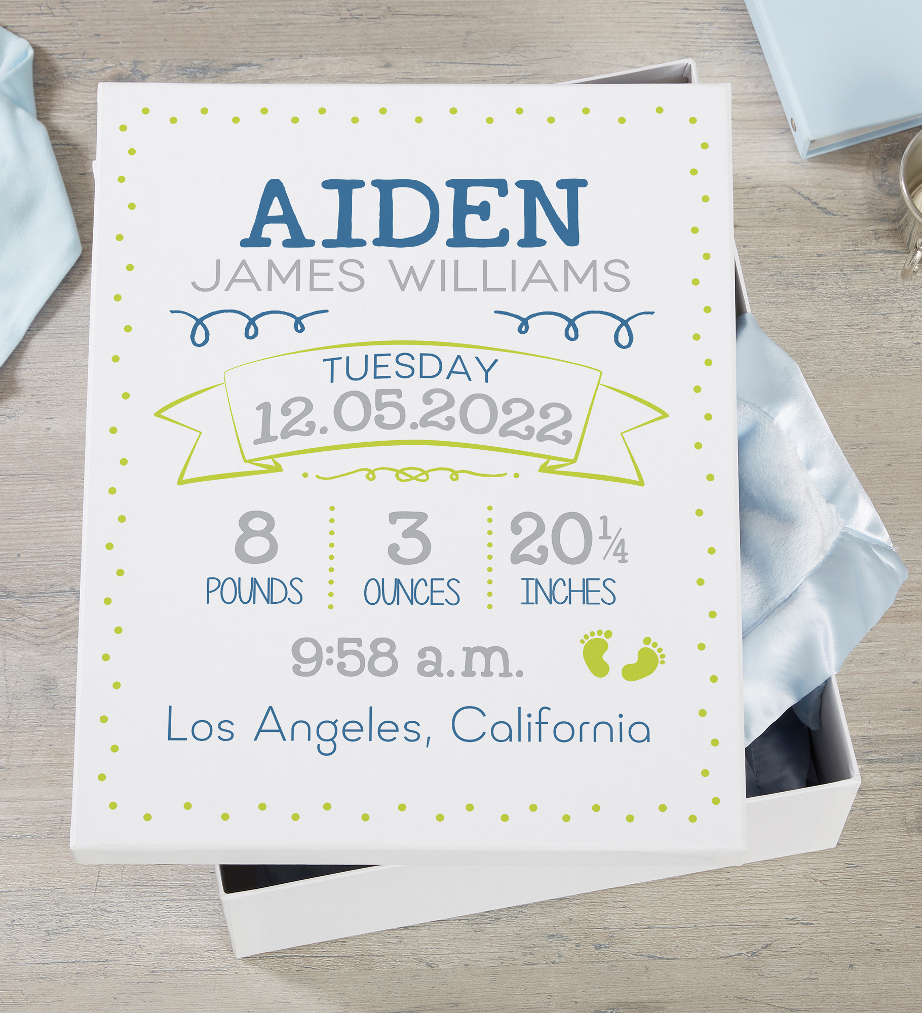 I Am Special Personalized Baby Keepsake Memory Box