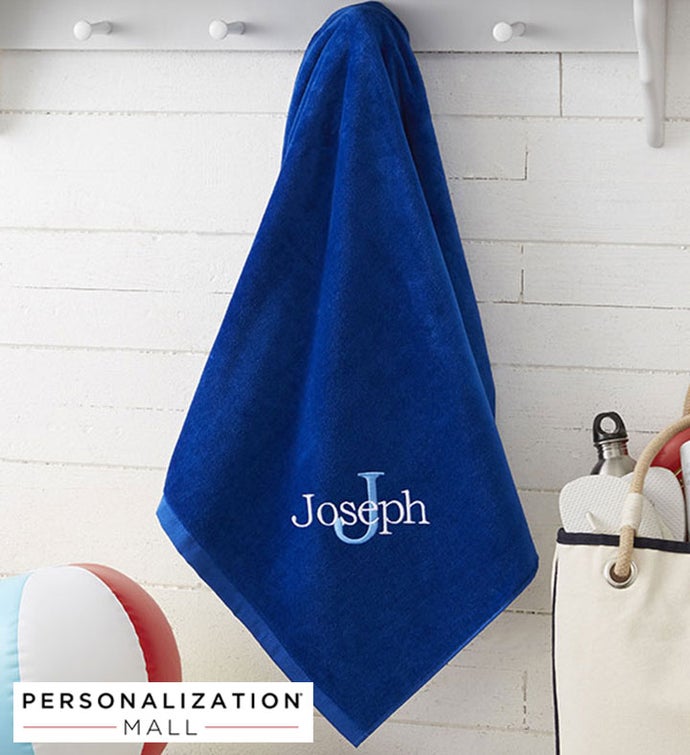 Personalized All About Me Beach Towel