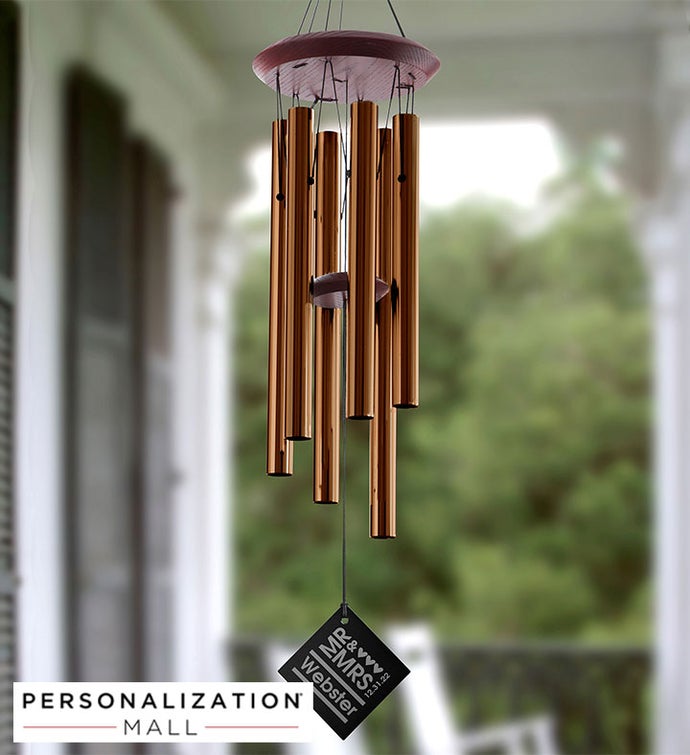 Mr. & Mrs. Personalized Wind Chime