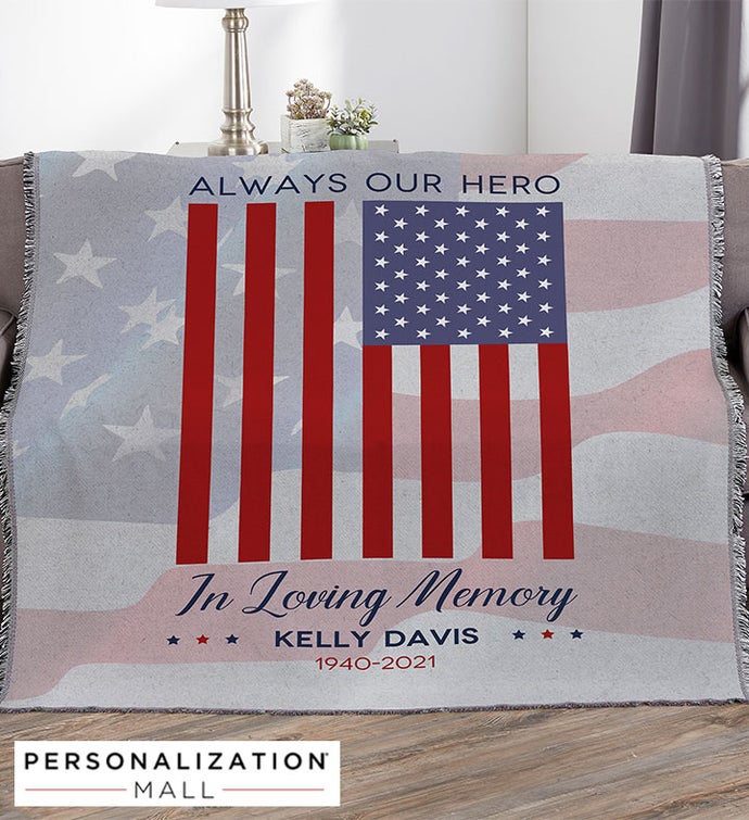 Always Our Hero Personalized Blanket