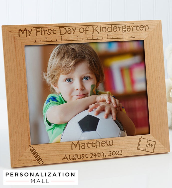 1st Day of School Personalized Picture Frame 8x10