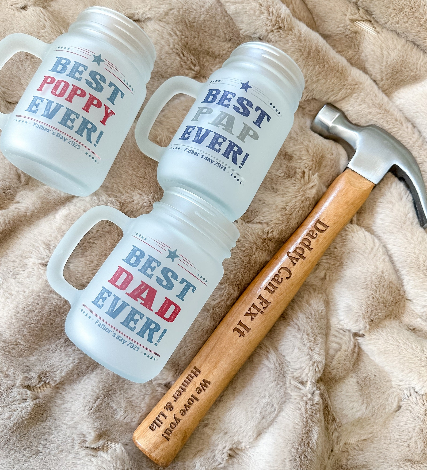Write Your Own For Him Personalized Frosted Mason Jar