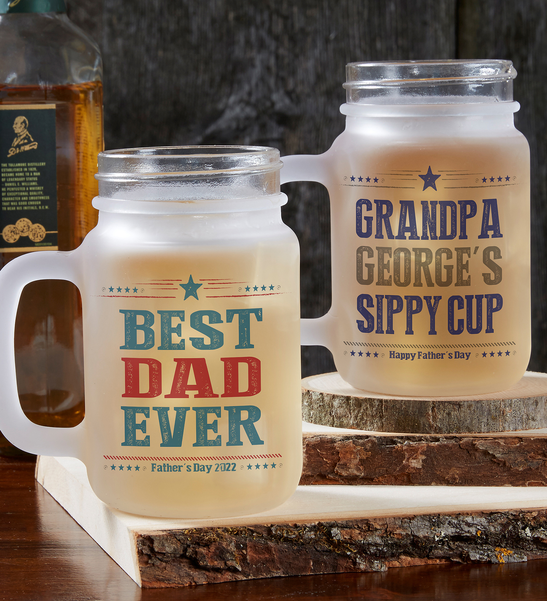 Write Your Own For Him Personalized Frosted Mason Jar