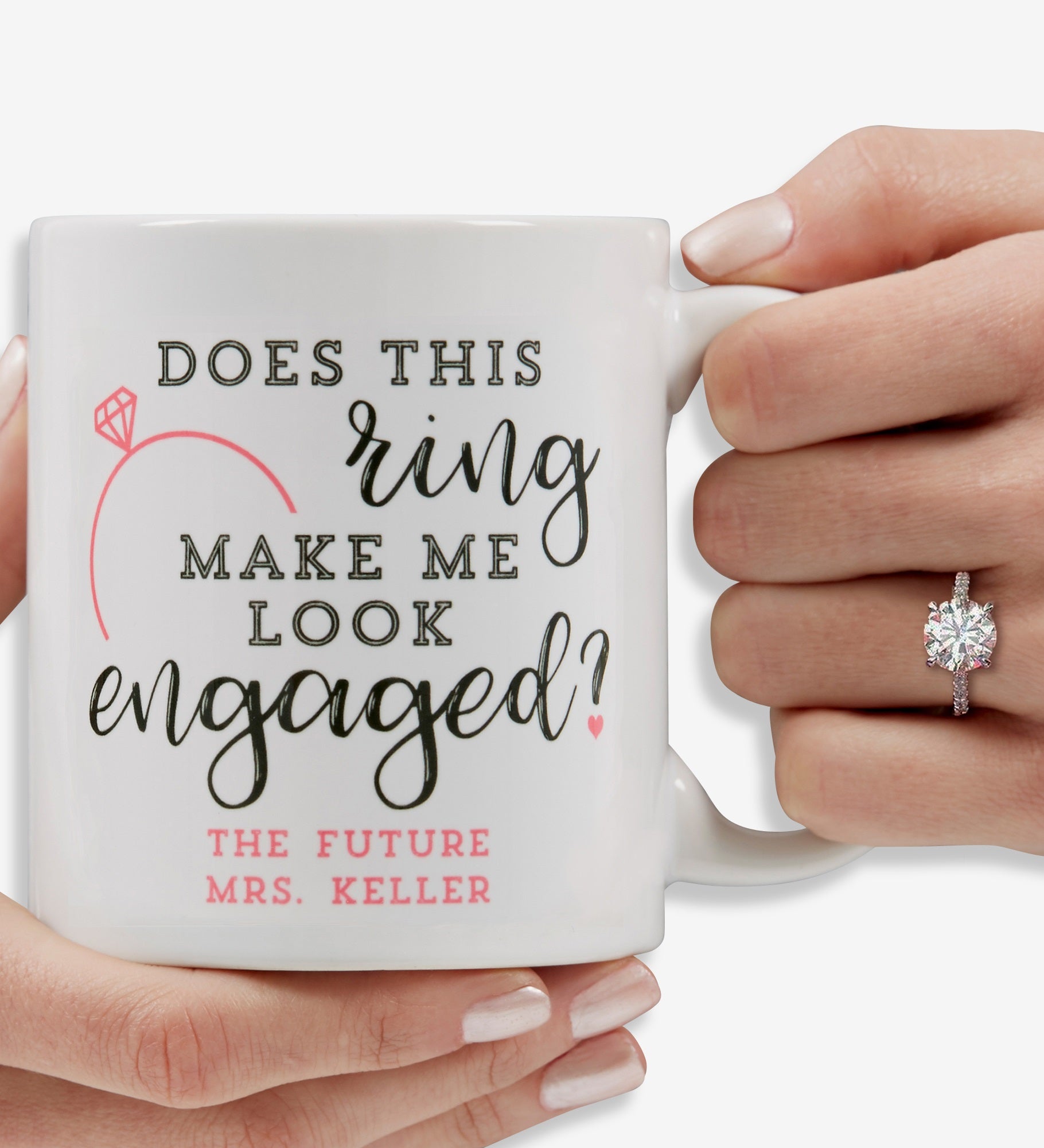 Do I Look Engaged? Personalized Coffee Mugs