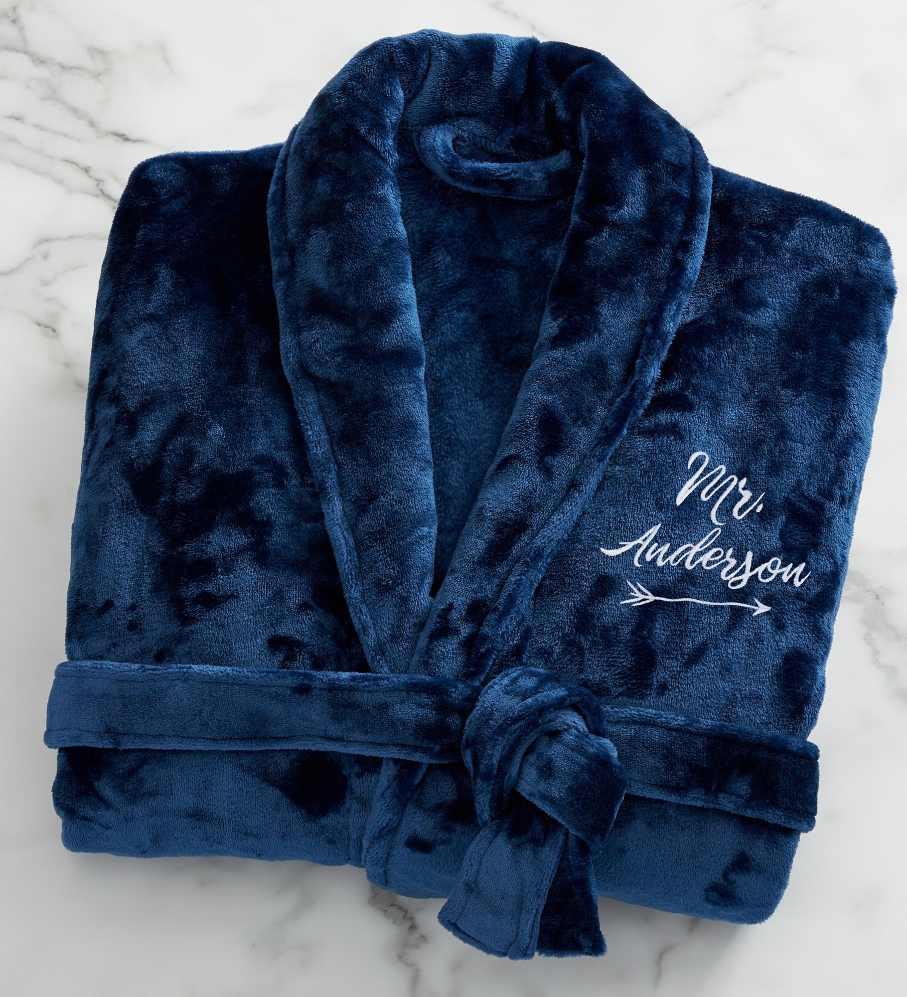Mr. & Mrs. Embroidered Luxury Fleece Robes