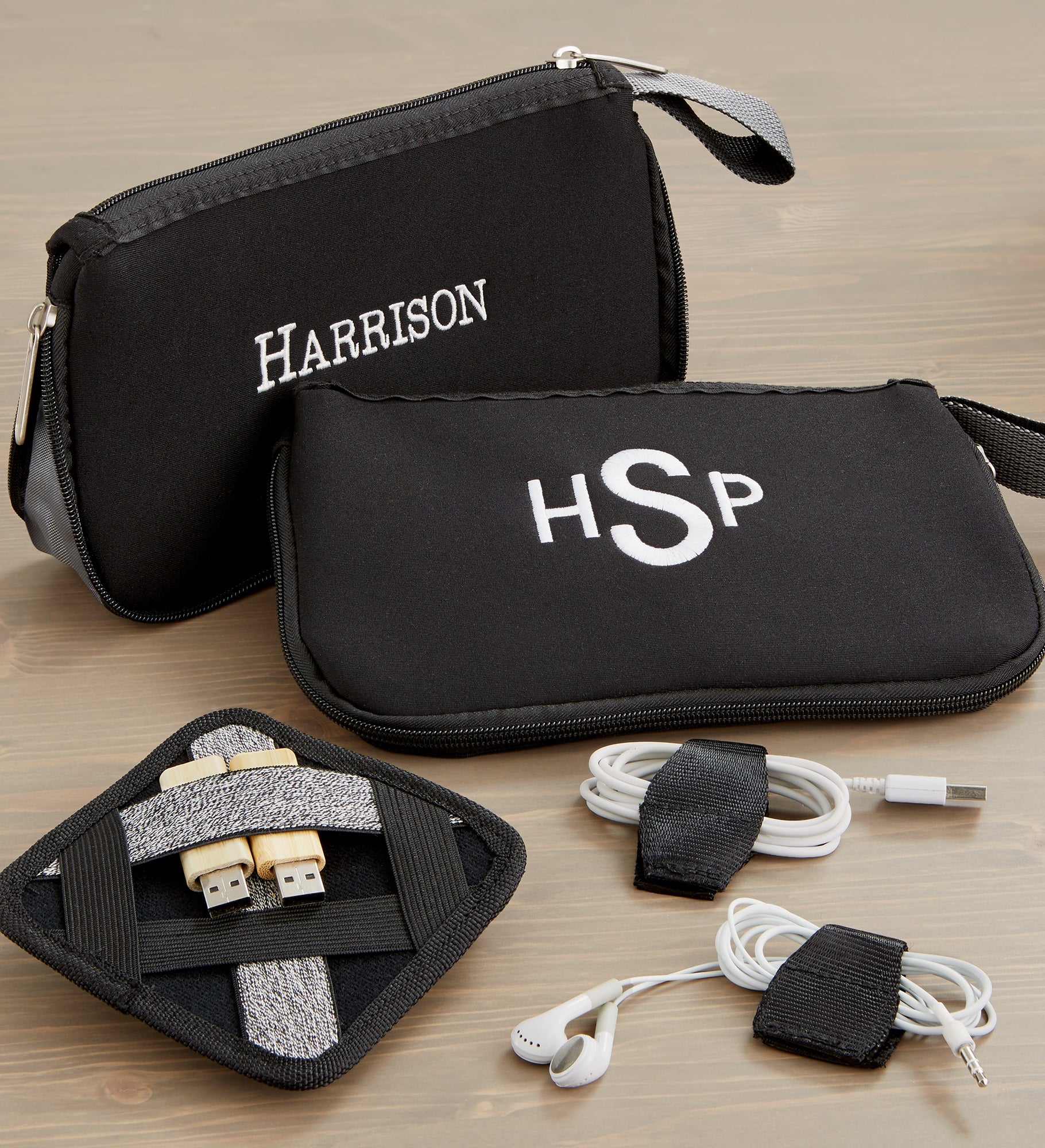 Embroidered Tech Organizer