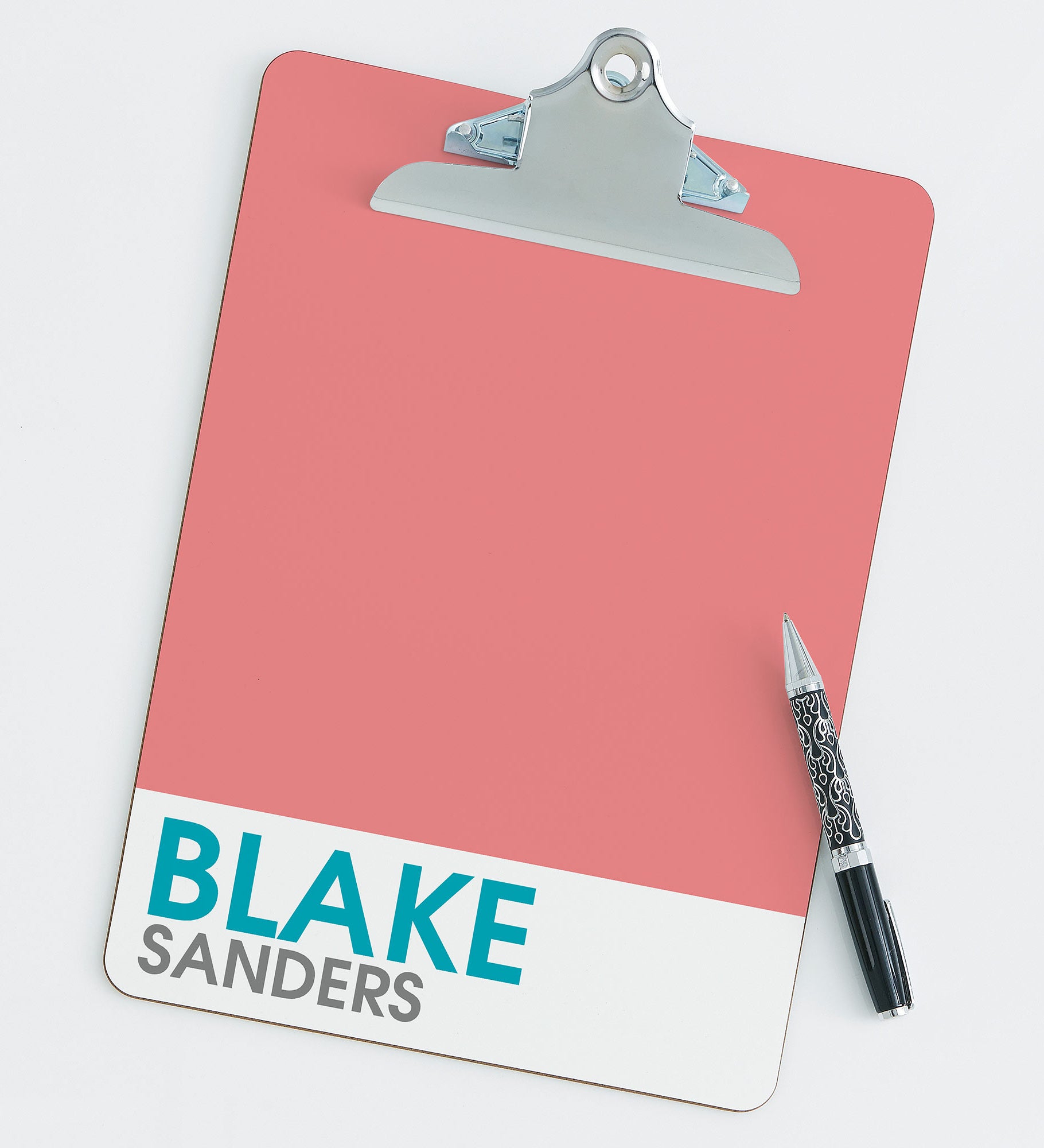 Bold Name Personalized Clipboard