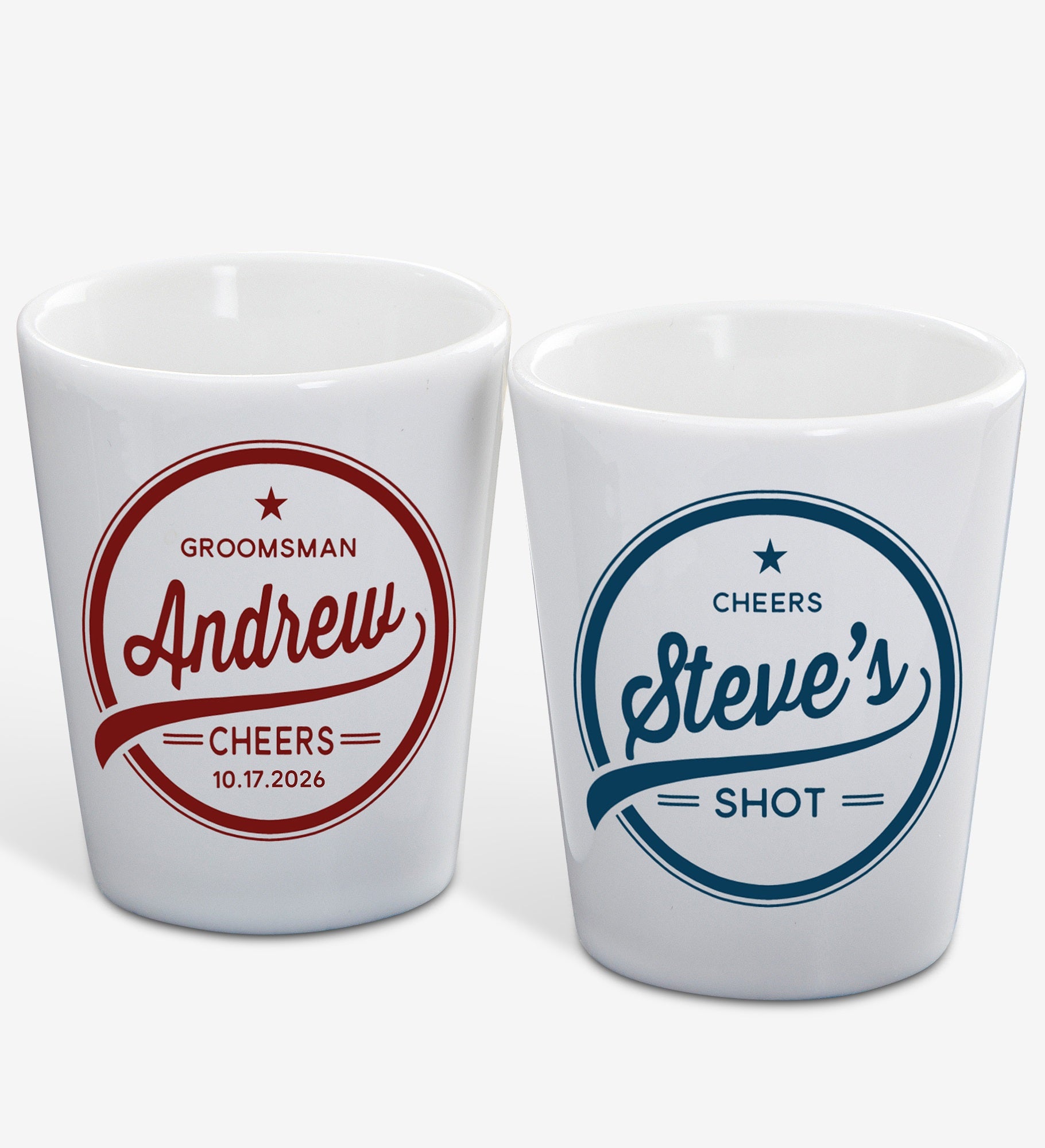 Groomsman Brewing Co. Personalized Shot Glass