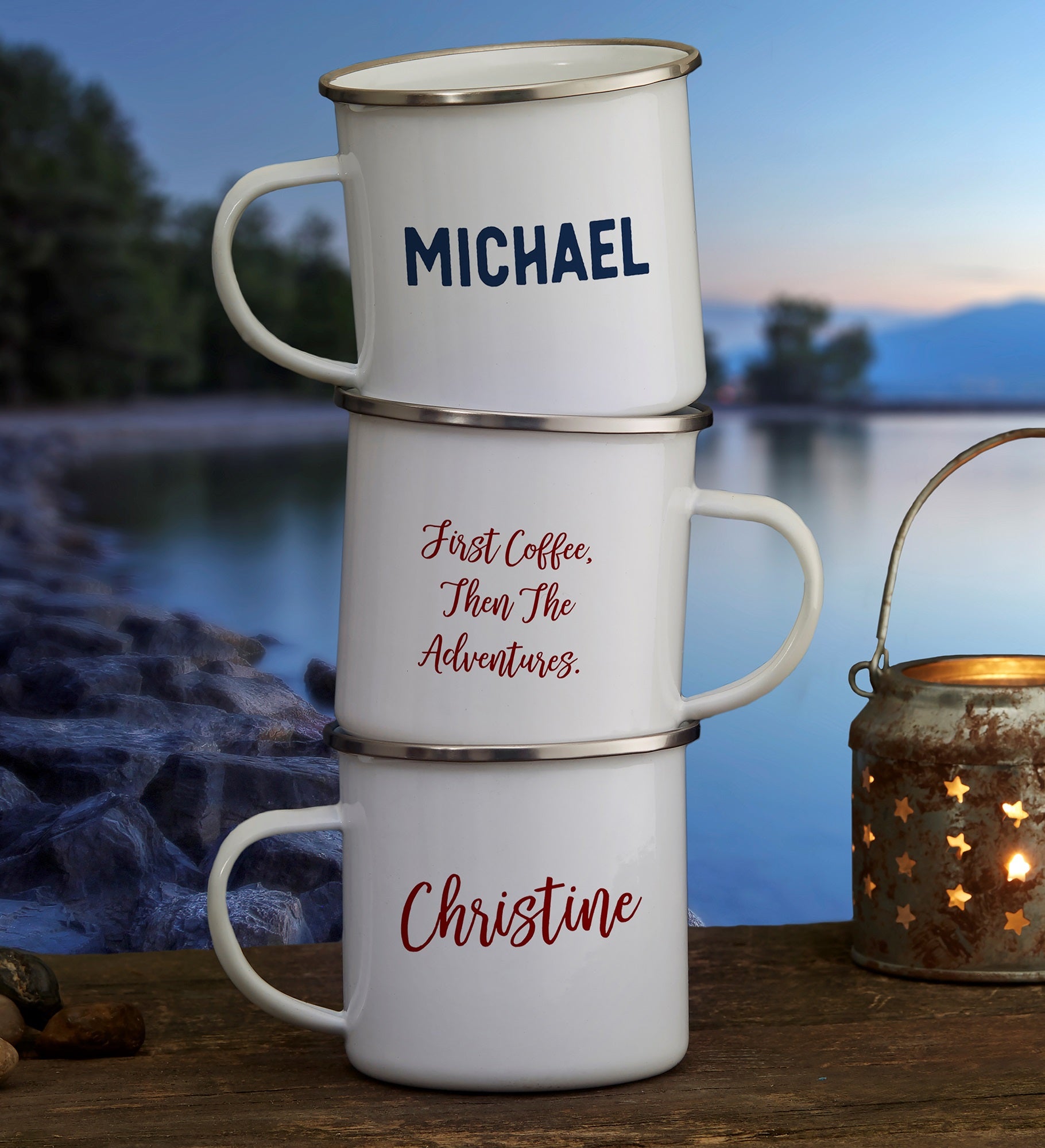 Write Your Own Personalized Camping Mug